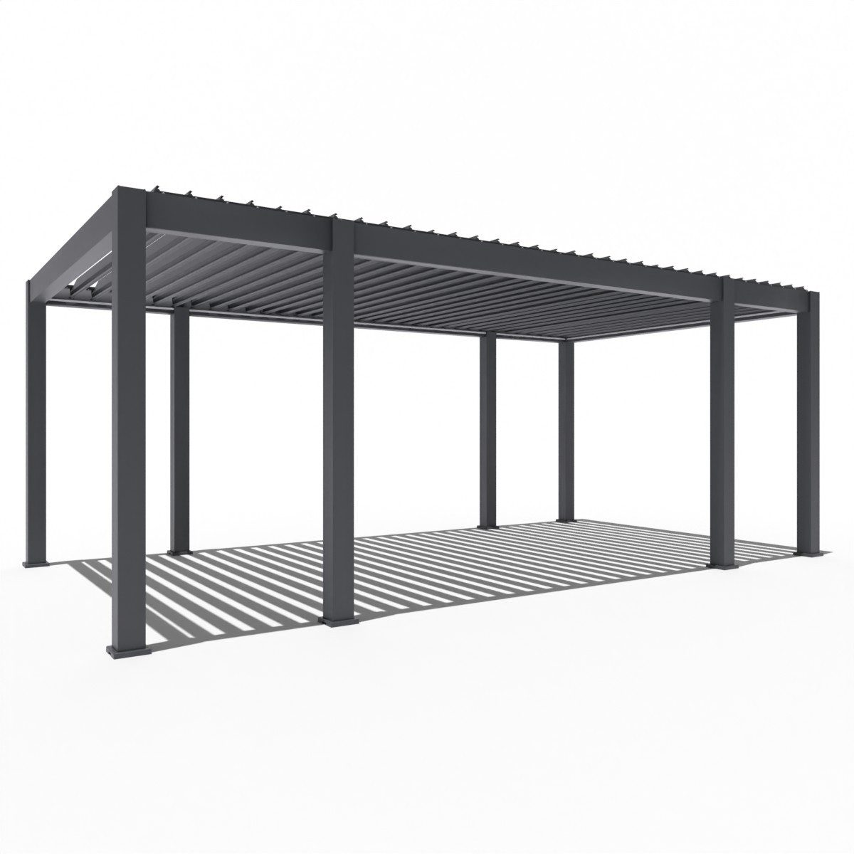 Weide Pergola Prestige Pavillon Alu LED 3,6 x 6,57 M