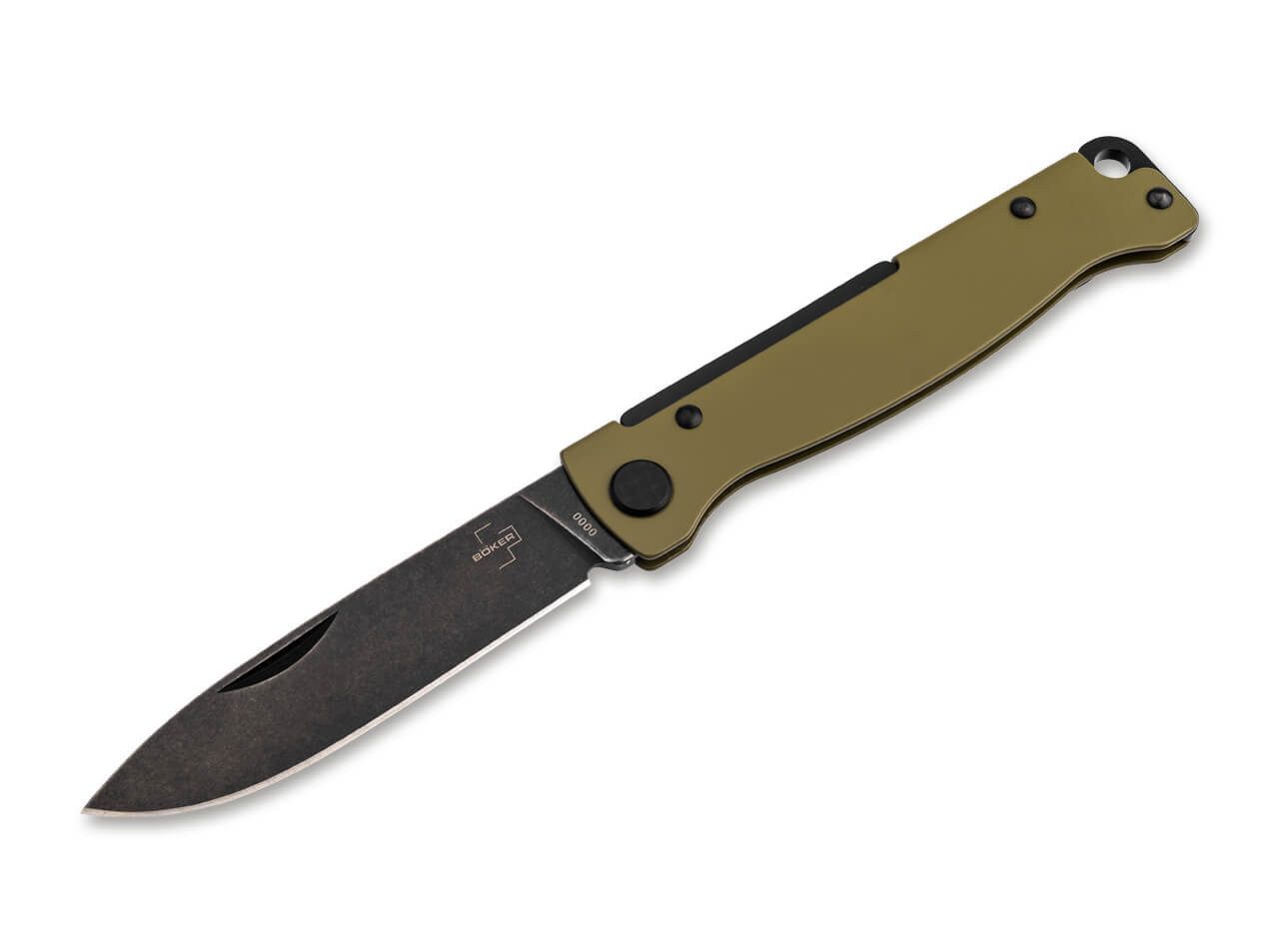 Böker Plus Taschenmesser Böker Plus Atlas OD Green, Taschenmesser, Hosenclip