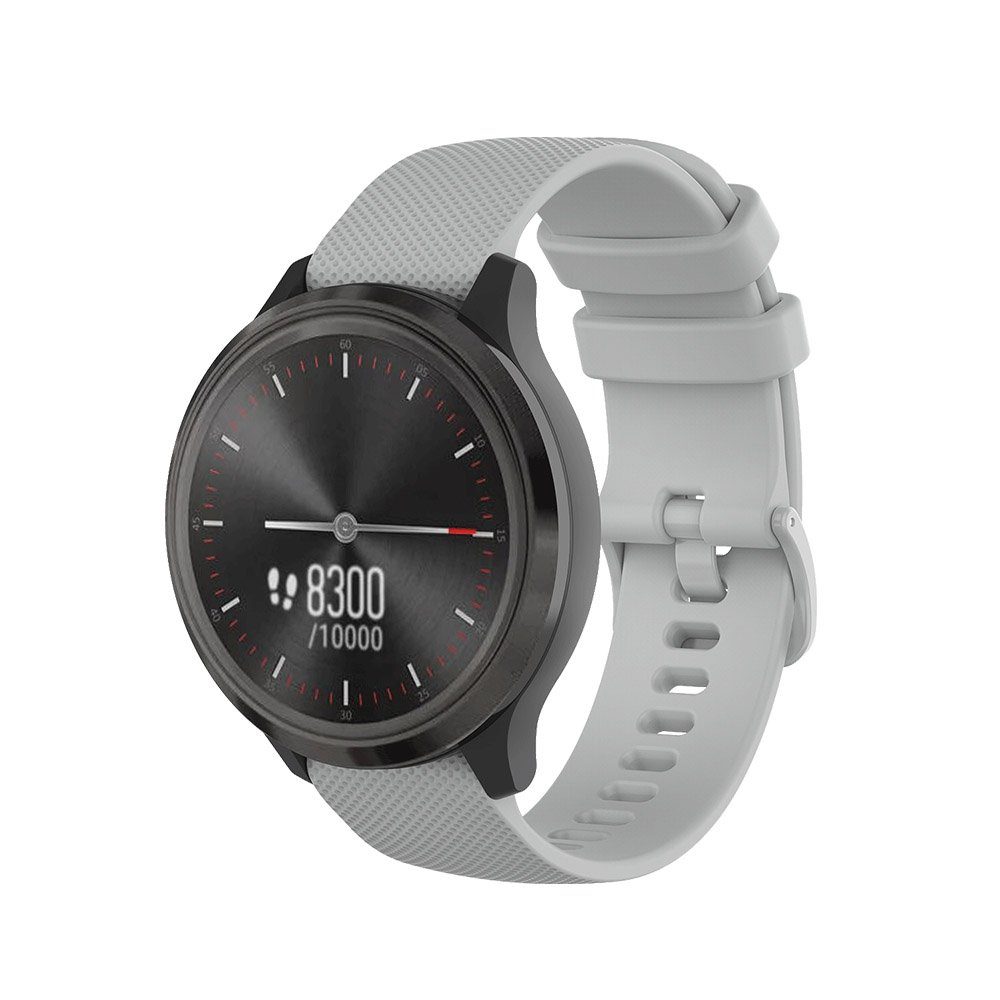 Farben Grau Uhrenarmband Uhrenarmband 6 18/20/22mm Sunicol Universal, Ersatzarmband, Silikon, Smartwatch-Armband,