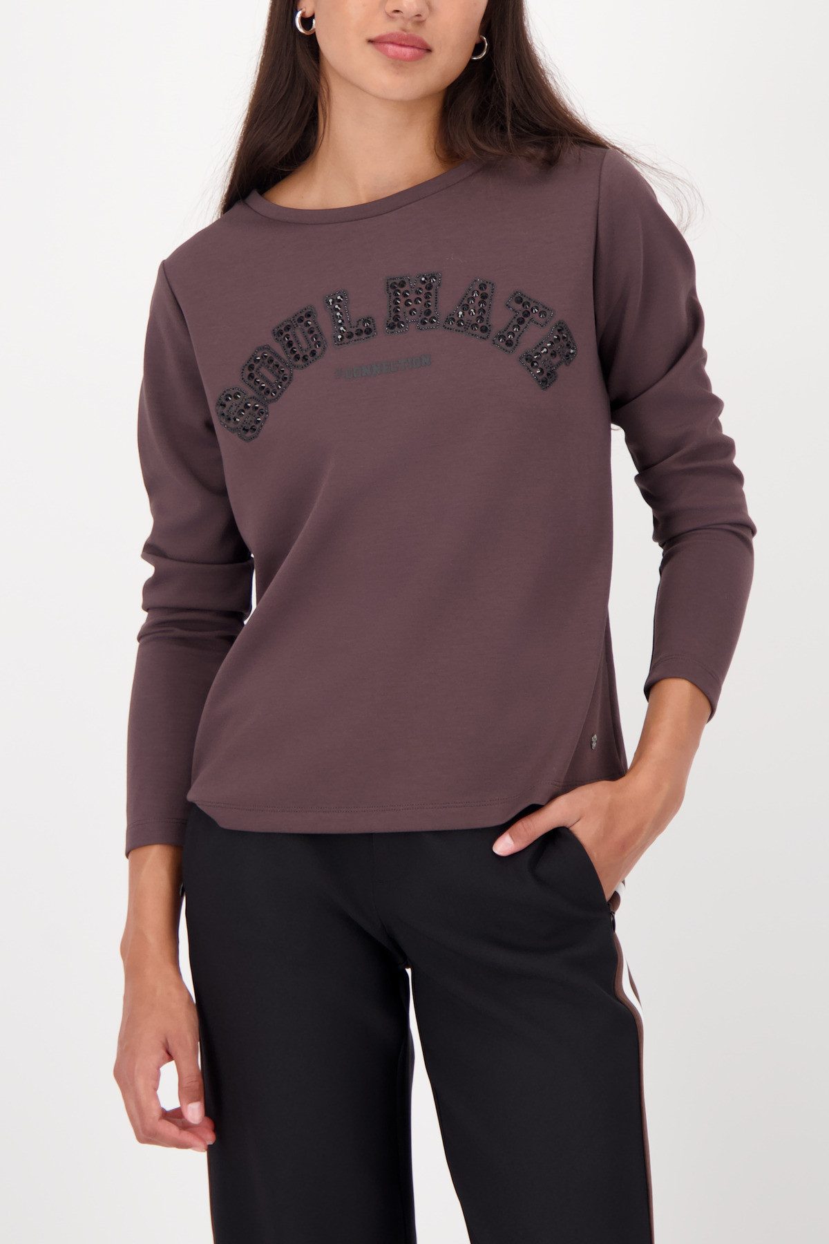 Monari Sweatshirt Regular fit mit Rundhalsausschnitt günstig online kaufen