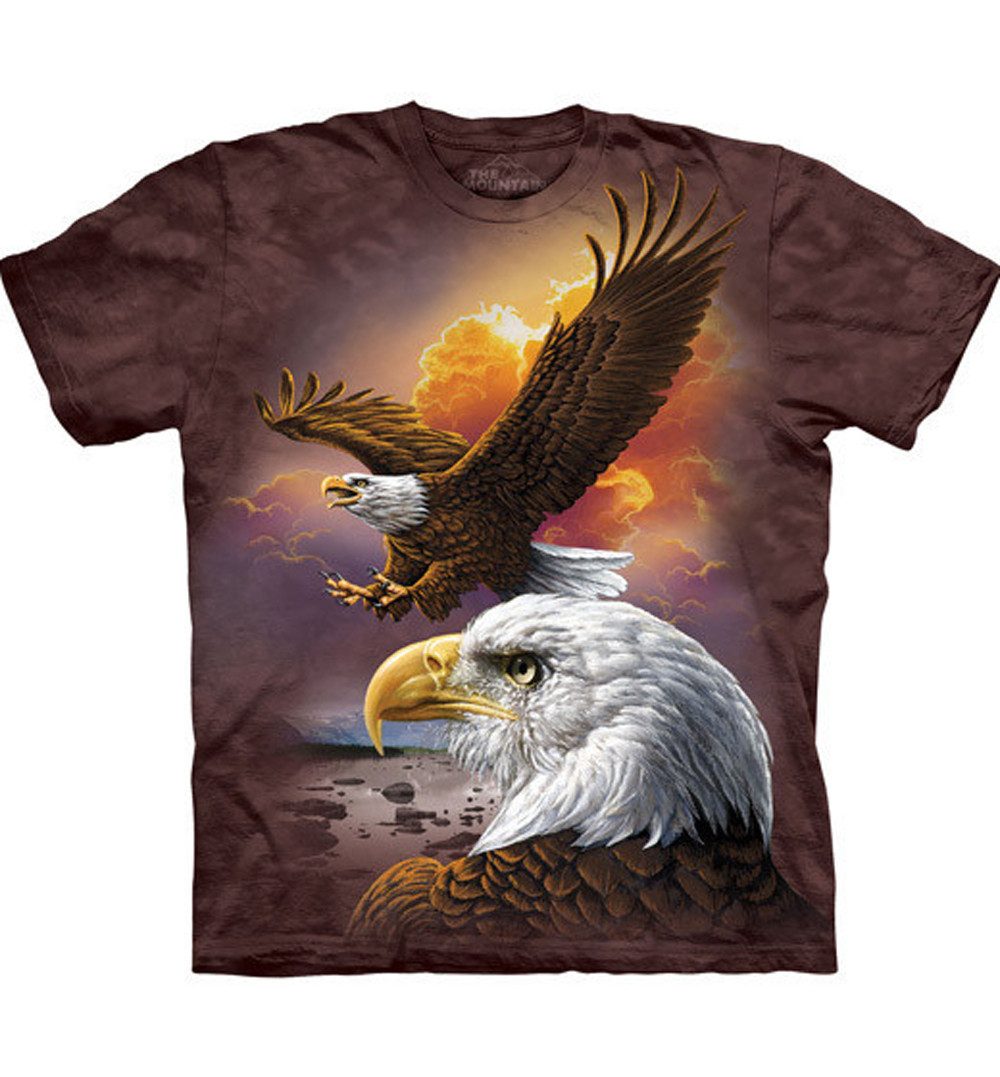 The Mountain T-Shirt Eagle & Clouds