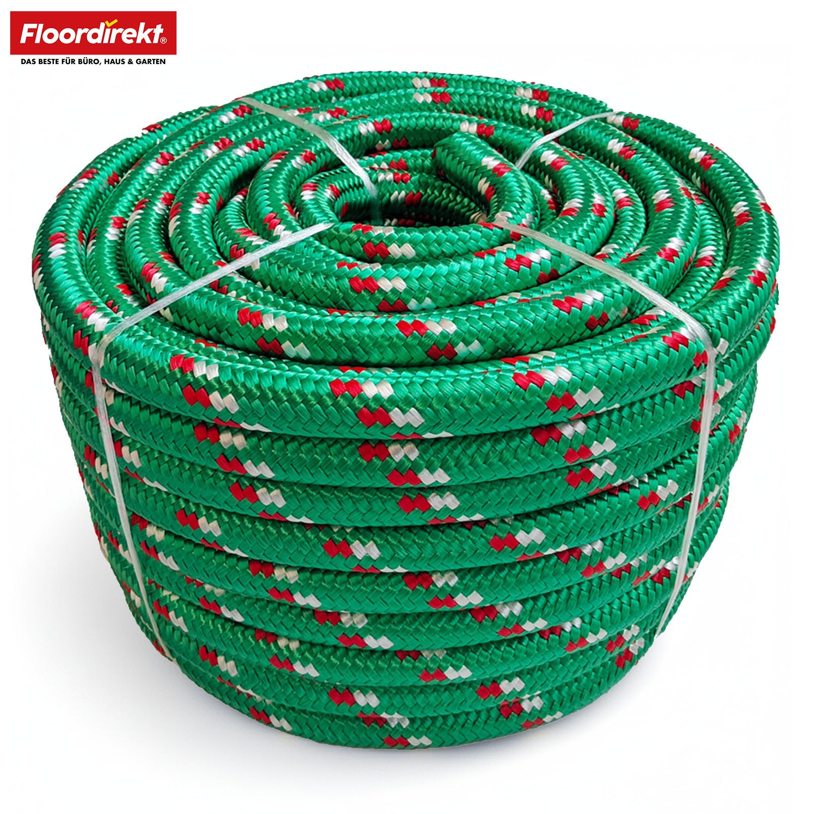 Floordirekt Seil Polypropylen-Seil K2, 3-22 mm, reißfestes UV beständiges Allzweckseil, schwimmfähig für Outdoor, Boot, Camping & Garten in vielen Varianten