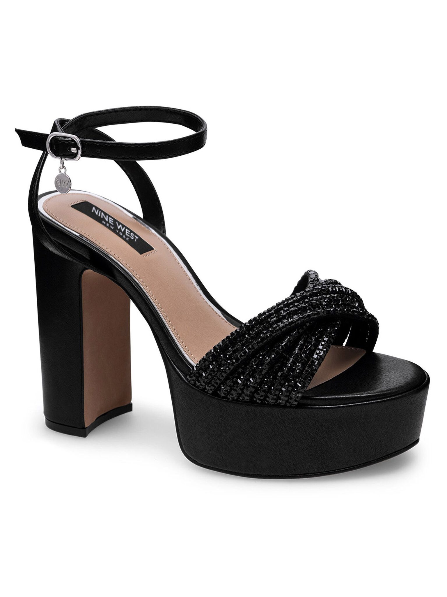 Nine West Sandalen WFA2736-1 Schwarz Sandale günstig online kaufen
