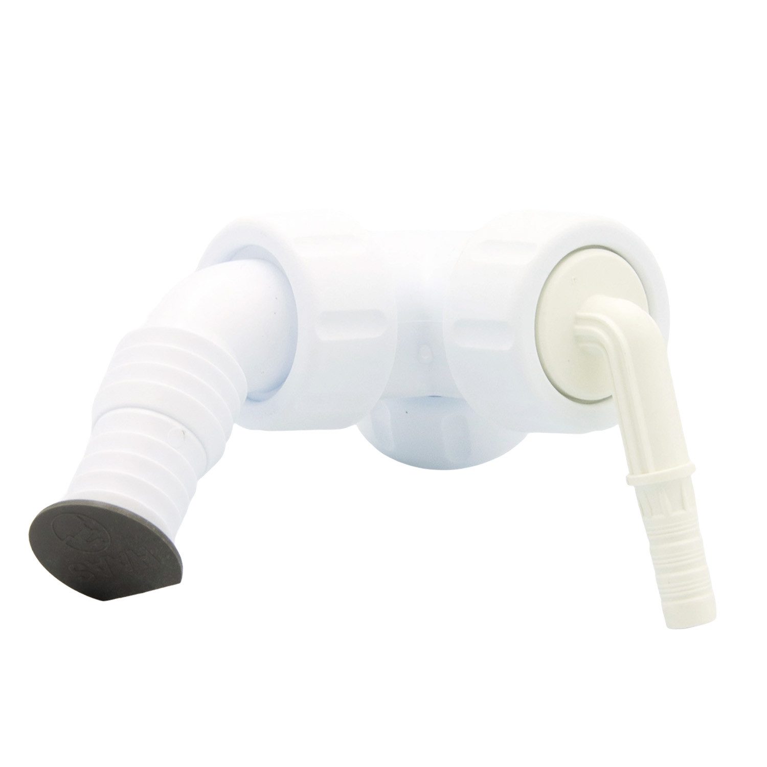 Haas Otto Anschlussstück Geräte- & Kondensattülle 3/4"–1" und 8 mm mit Rückflussverhinderer