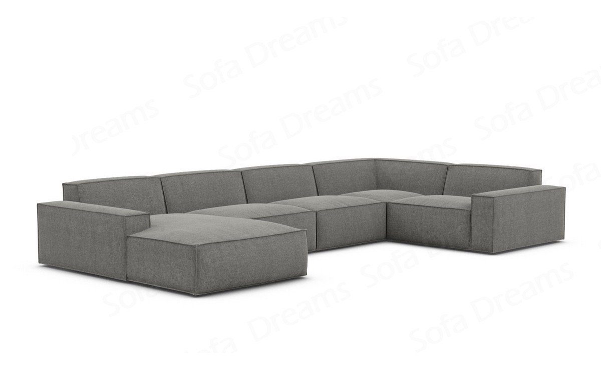 Sofa Dreams Wohnlandschaft Sofa Strukturstoff Polstersofa günstig online kaufen