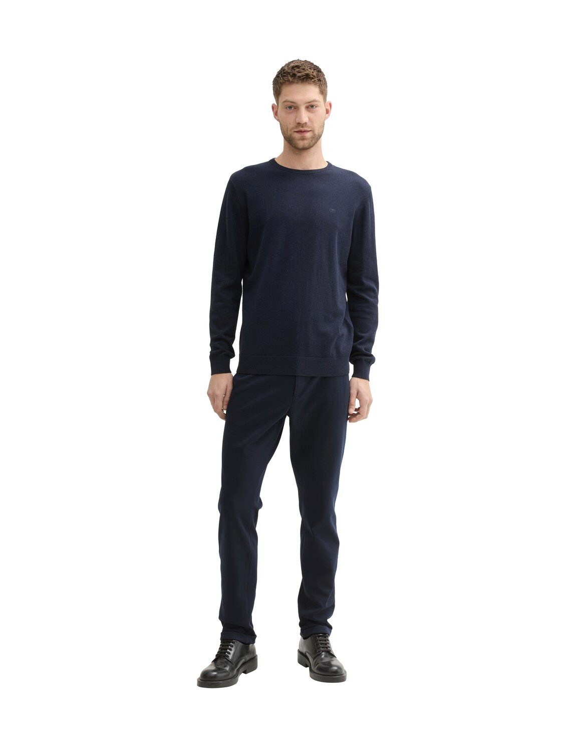 TOM TAILOR Chinohose slim mit Viskose und Stretch