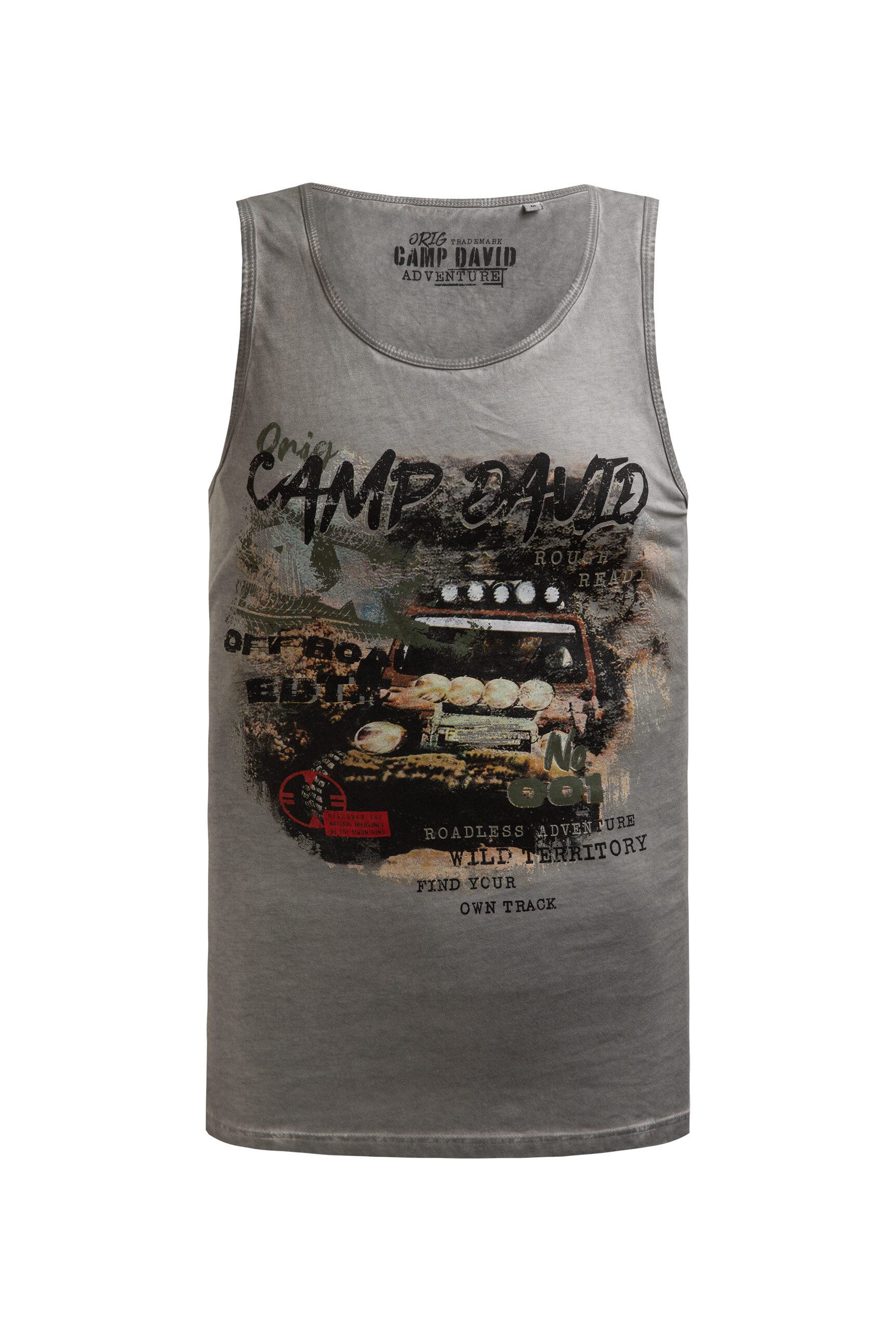 CAMP DAVID Tanktop aus Baumwolle