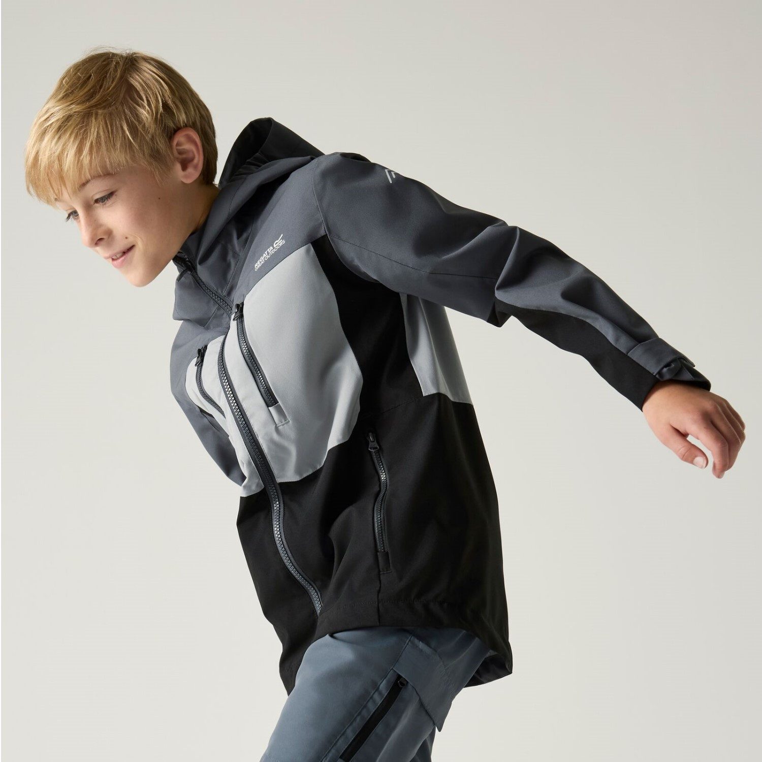 Regatta Regenjacke Outdoorjacke Kinder Wasserdicht mit versiegelten Nähten