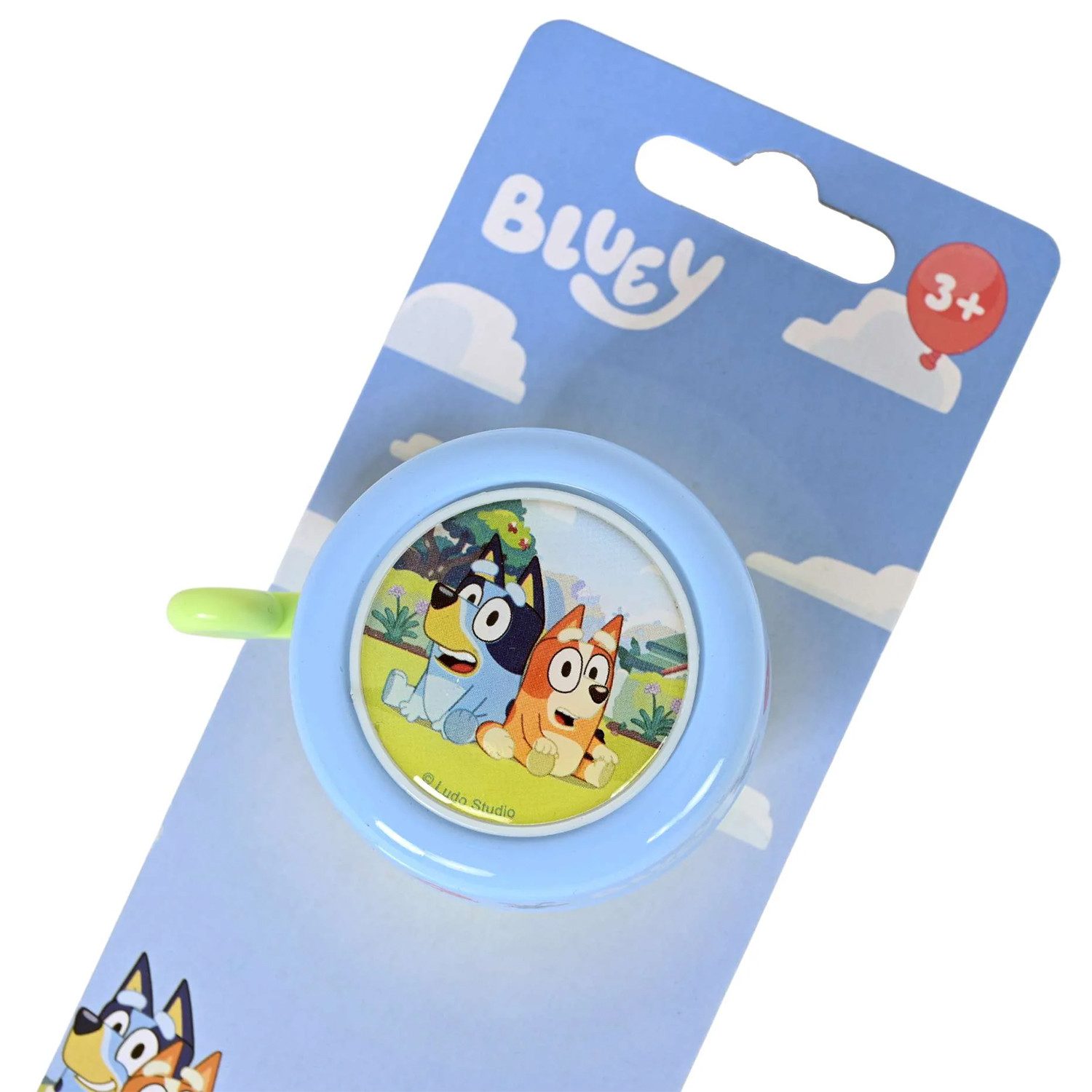 Bluey Fahrradklingel Fahrradklingel Kinder Hellblau Metall Bingo – Bild 3 von 4