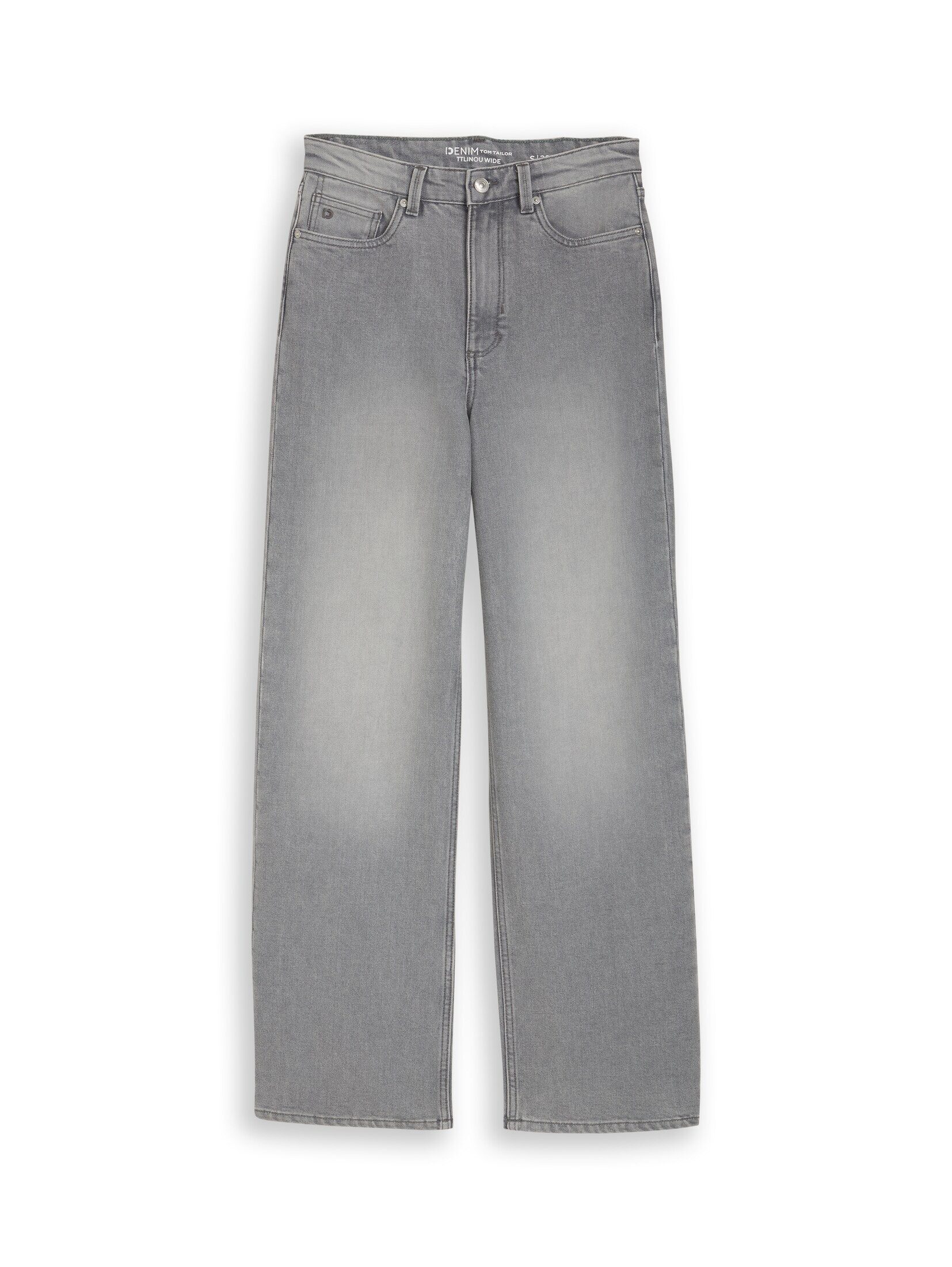 clean light stone grey denim