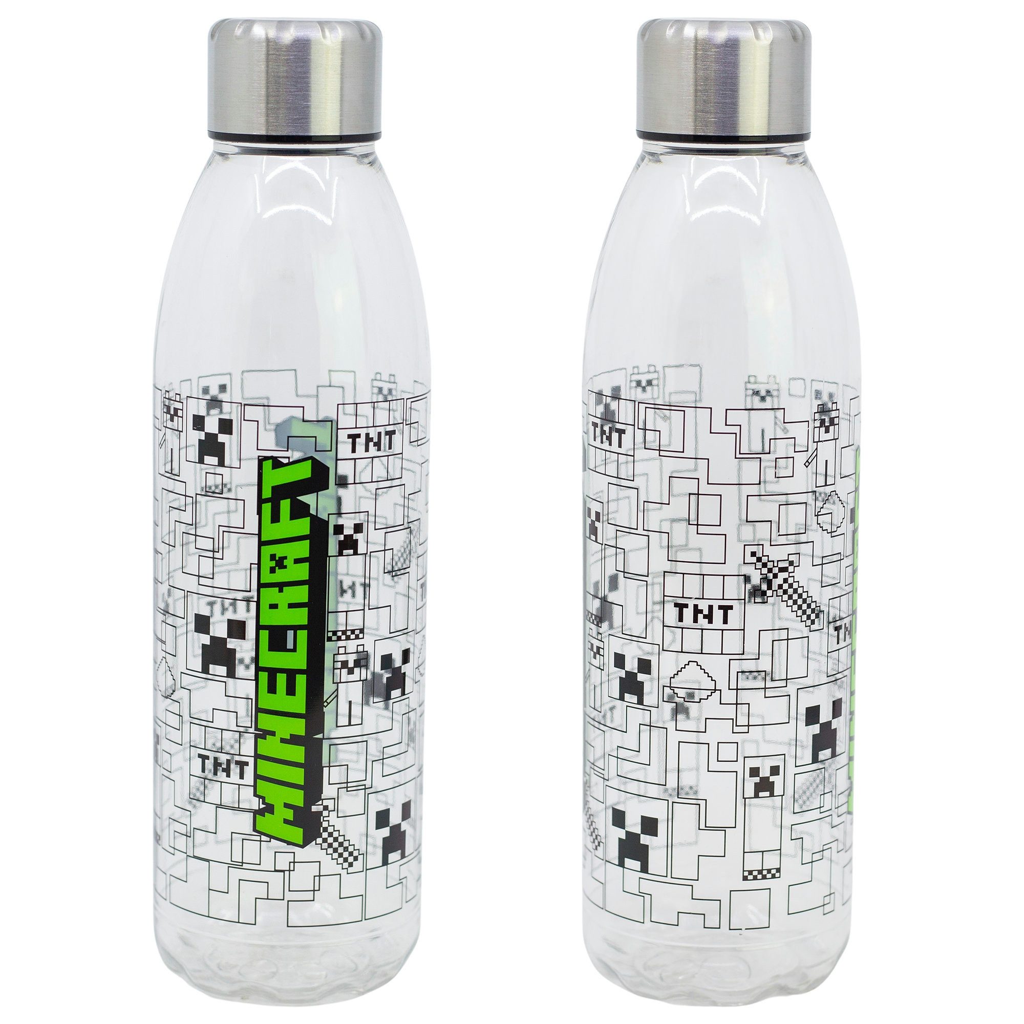 Minecraft Trinkflasche Minecraft Gamer Creeper Wasserflasche Trinkflasche Flasche XL 980 ml