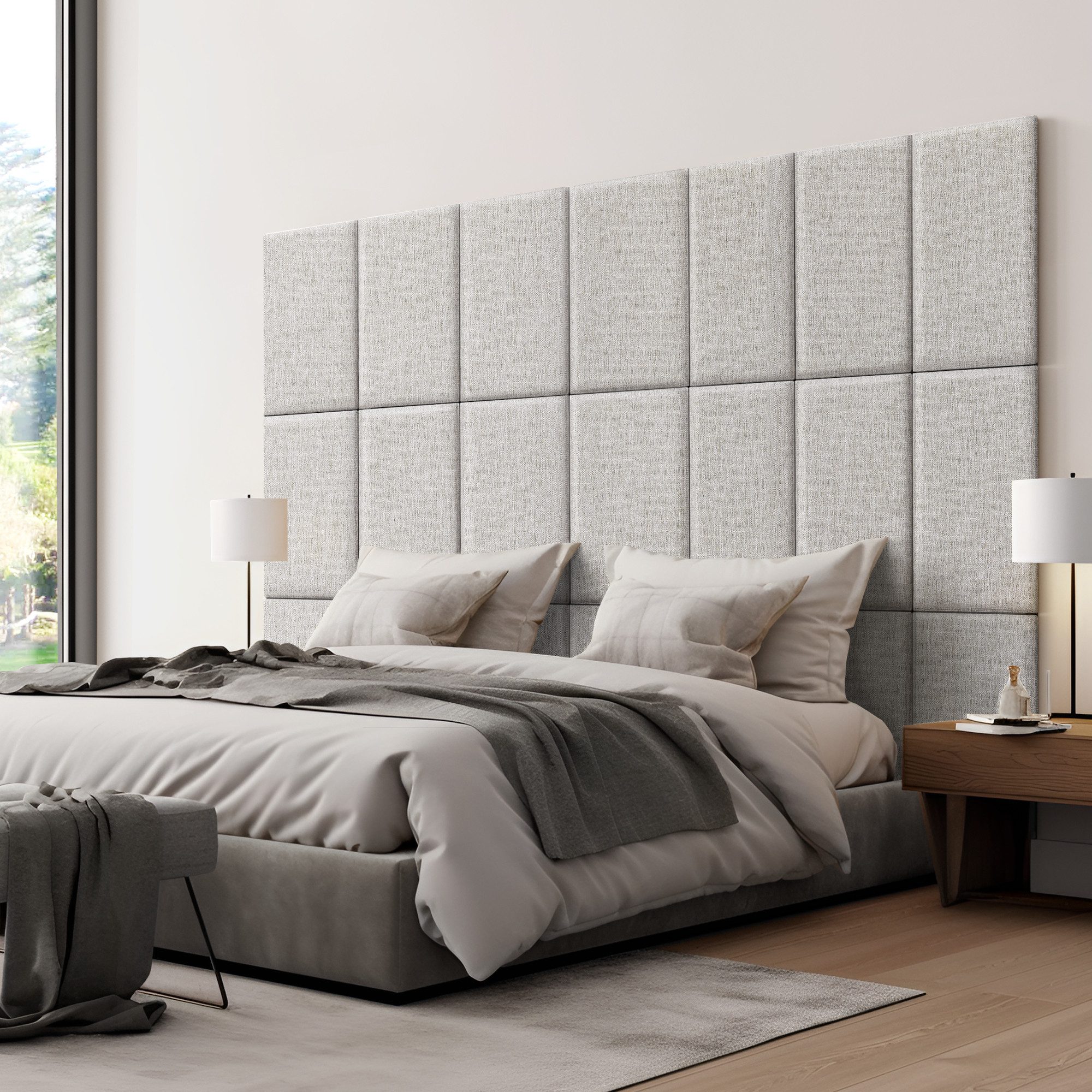 neu.haus Wandpolster, (Set, 3 Stück), »Carpino« günstig online kaufen