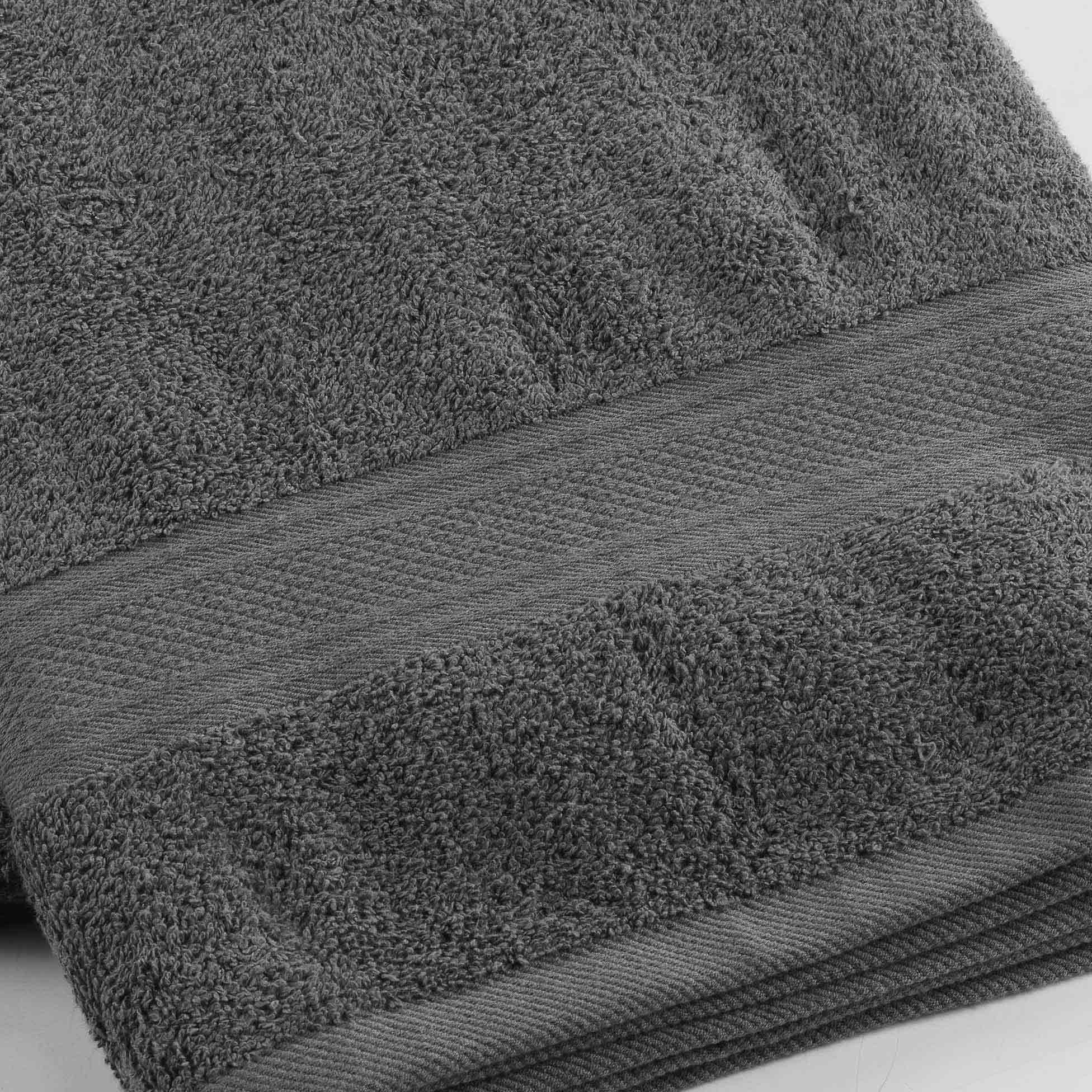 Baumwolle Dunkelgrau 50x90cm, Frottee Gästehandtuch Handtücher Handtuch 100% dynamic24 Handtuch 50x90cm Handtuch