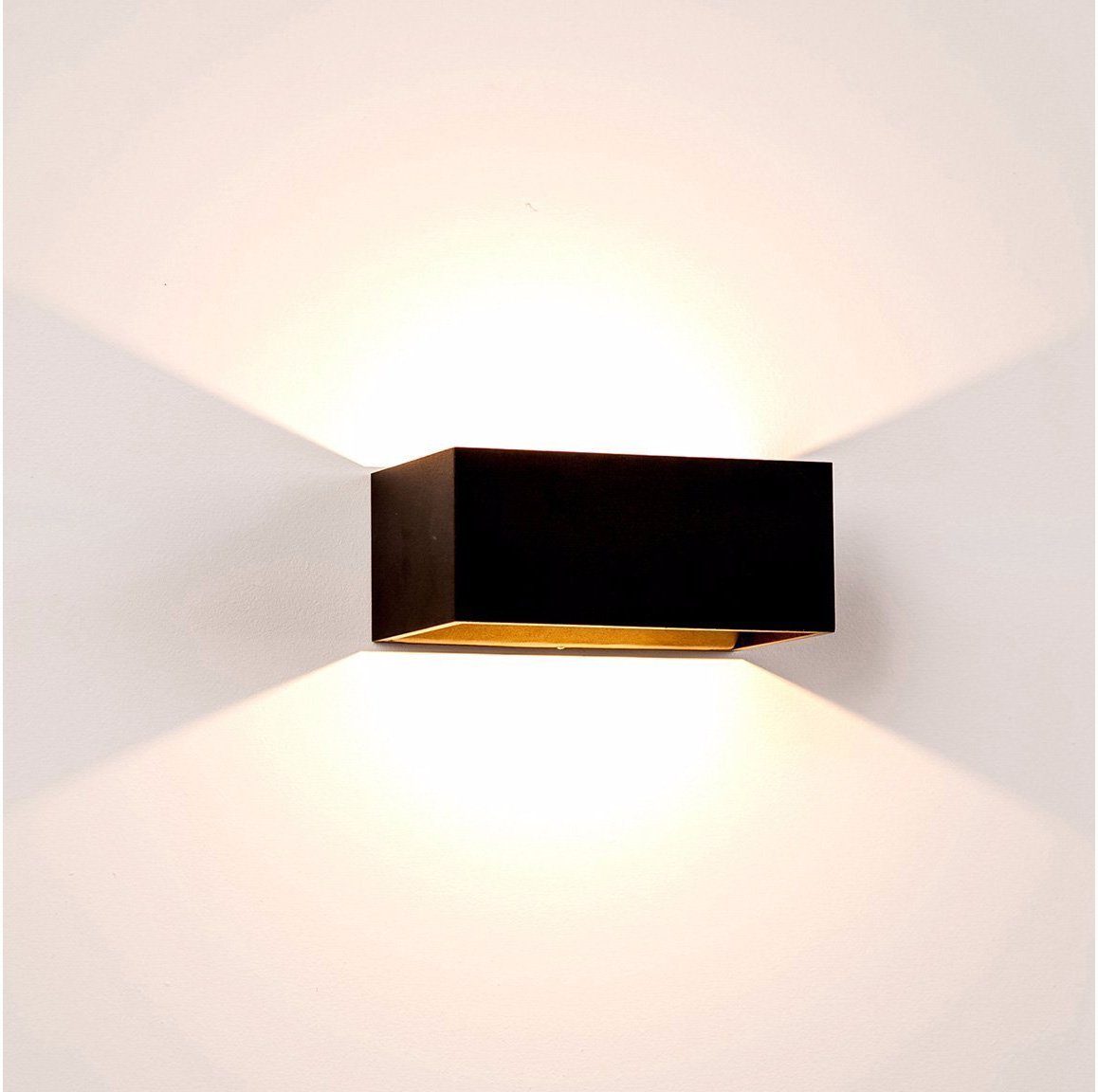 Havit Lighting LED Außen-Wandleuchte MIA, LED fest integriert, Warmweiß | Wandleuchten