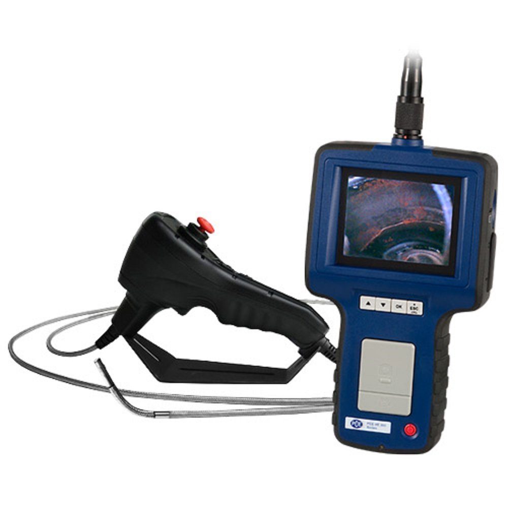 PCE Instruments Industrie 4-Wege Endoskopkamera Inspektionskamera PCE-VE 370HR Inspektionskamera (Inkl. Koffer, Boost-Funktion für bessere Bilder in dunkler Umgebung)