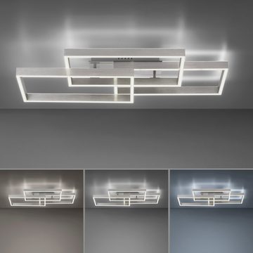Paul Neuhaus Deckenleuchte PAAN, LED fest integriert, warmweiß - kaltweiß, LED, CCT - über Fernbedienung, Funk inkl., dimmbar über Fernbedienung