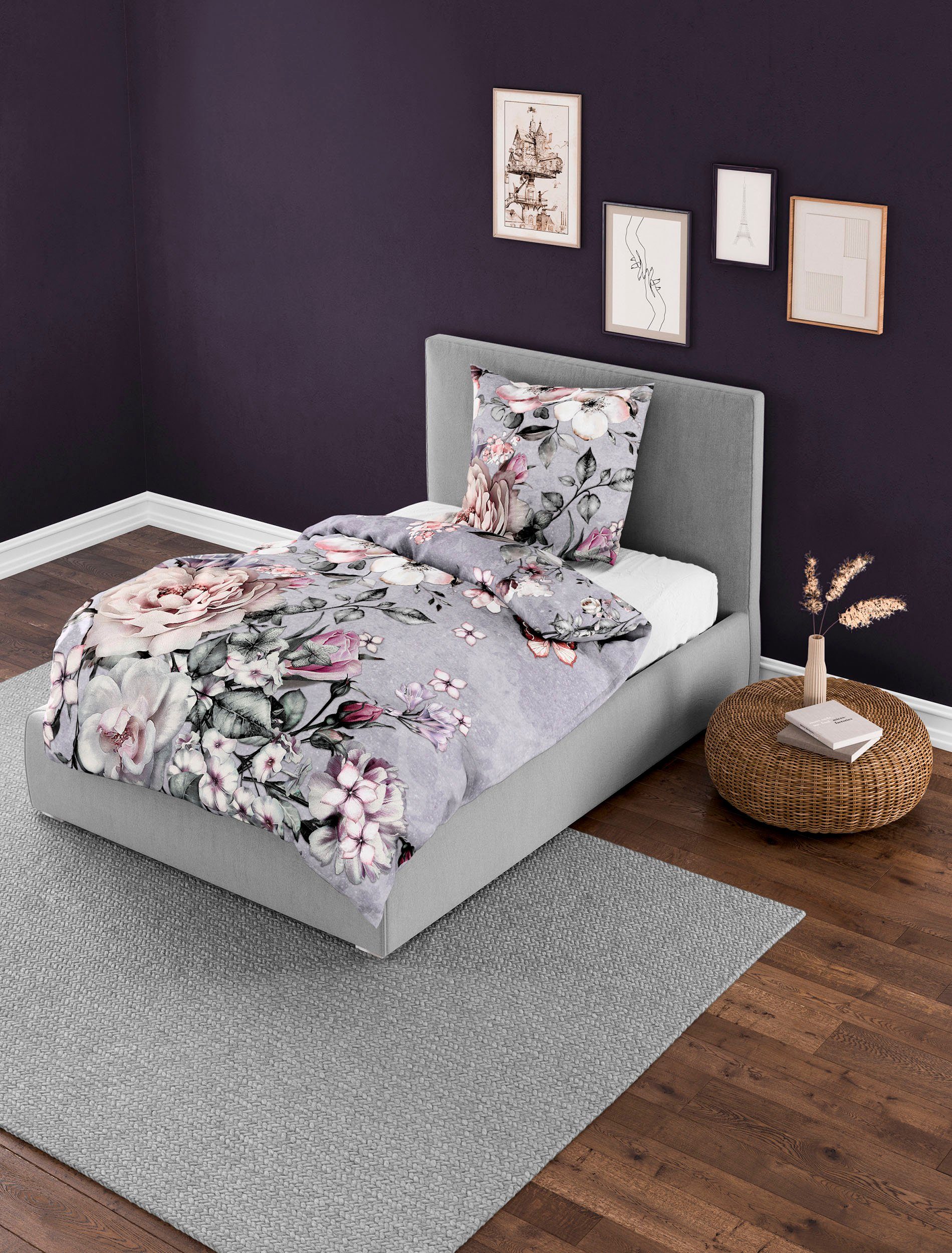 BIERBAUM Bettwäsche 5286, Mako-Satin, 2 teilig, günstig online kaufen