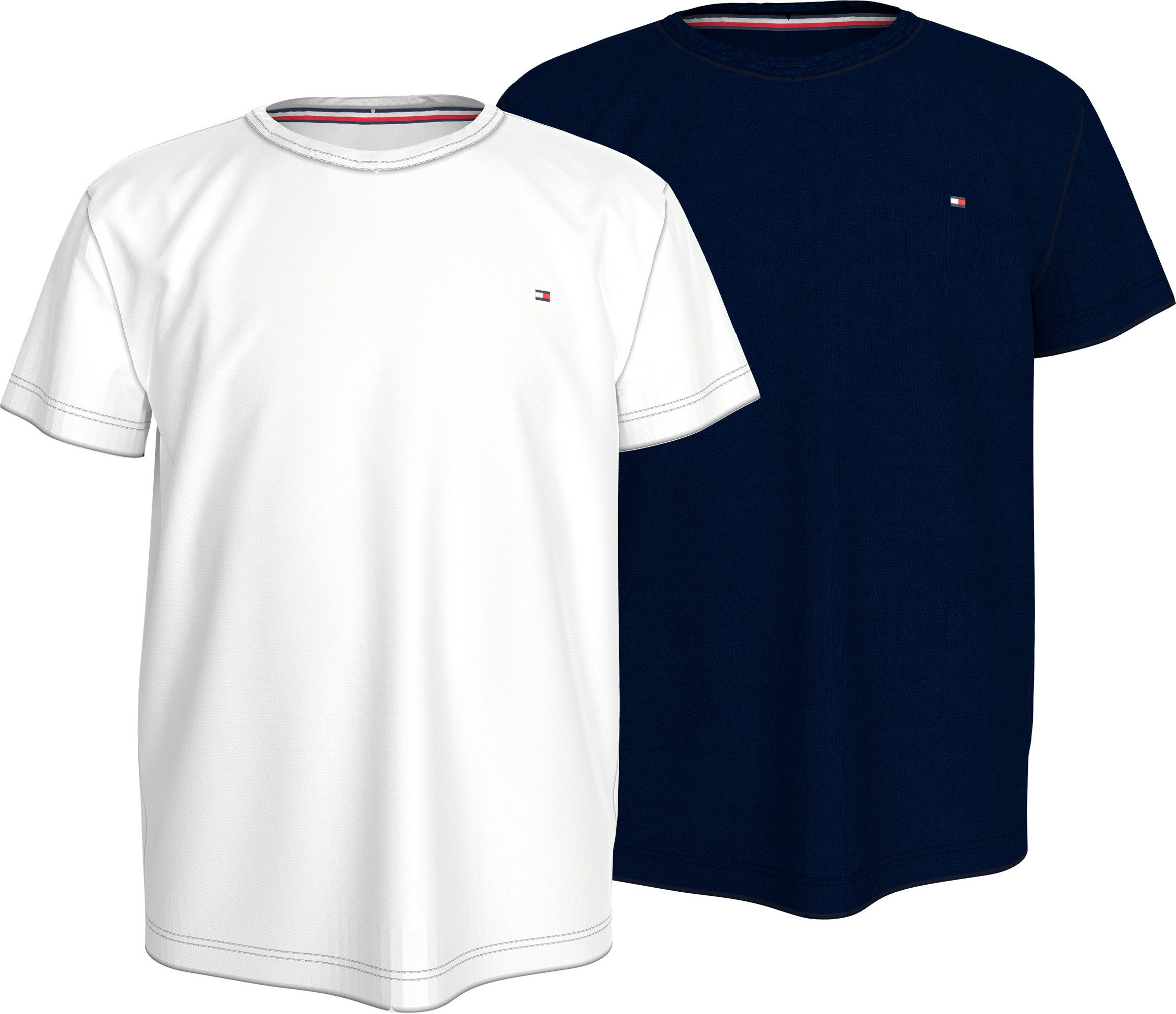 Tommy Hilfiger Underwear T-Shirt (Packung, 2-tlg., 2er-Pack) mit Logo-Stickerei