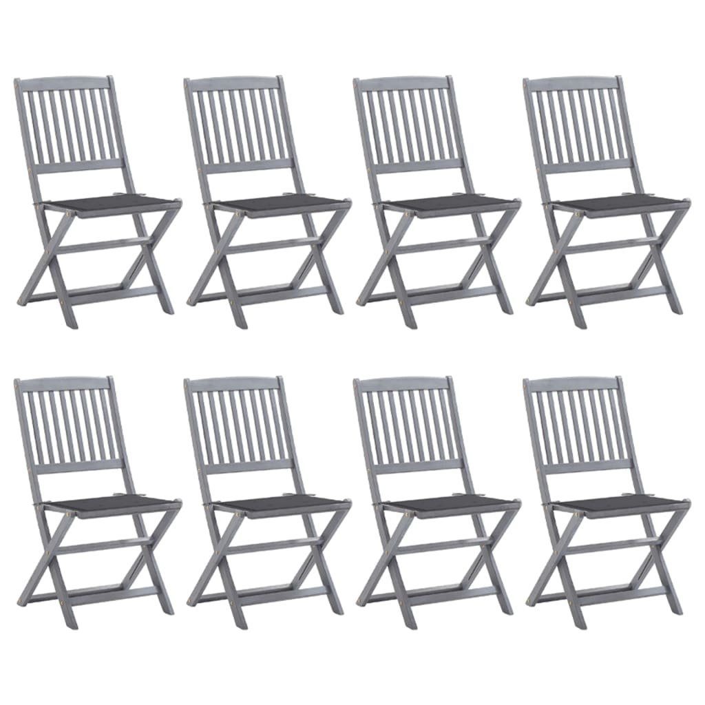 vidaXL Gartenstuhl Klappbare Gartenstühle 8 Stk. günstig online kaufen