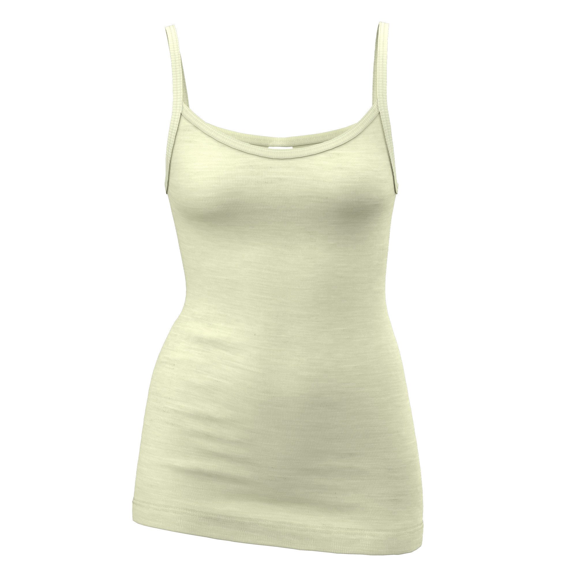 HERMKO Achseltop 40560 Merinowole/Tencel Trägerhemd Spaghettiträger temperaturregulierend