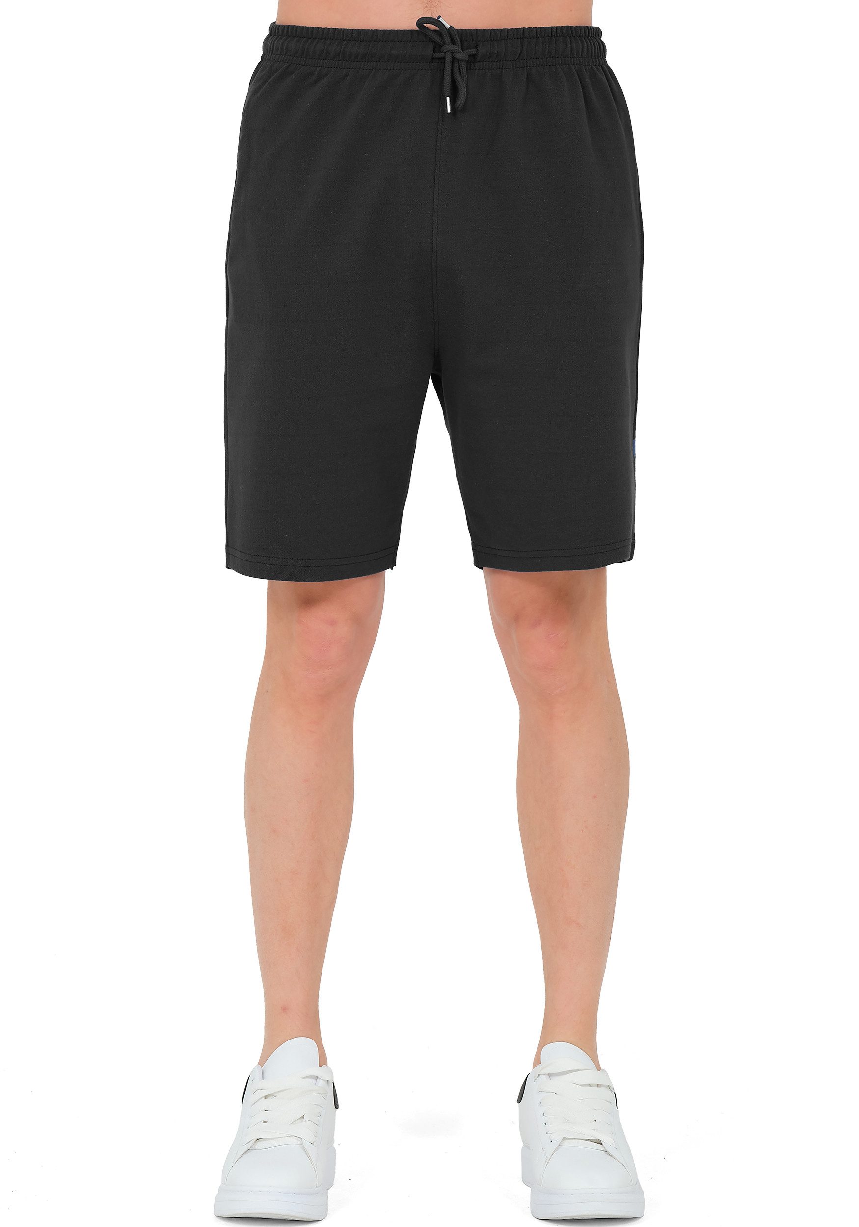 S&S Sweatshorts Kurze Hosen Herren Männer Sommer Baumwolle Lauf Bermuda Shorts Hose Baumwollmischung, Atmungsaktiv, Freizeit, Sport, Fitness