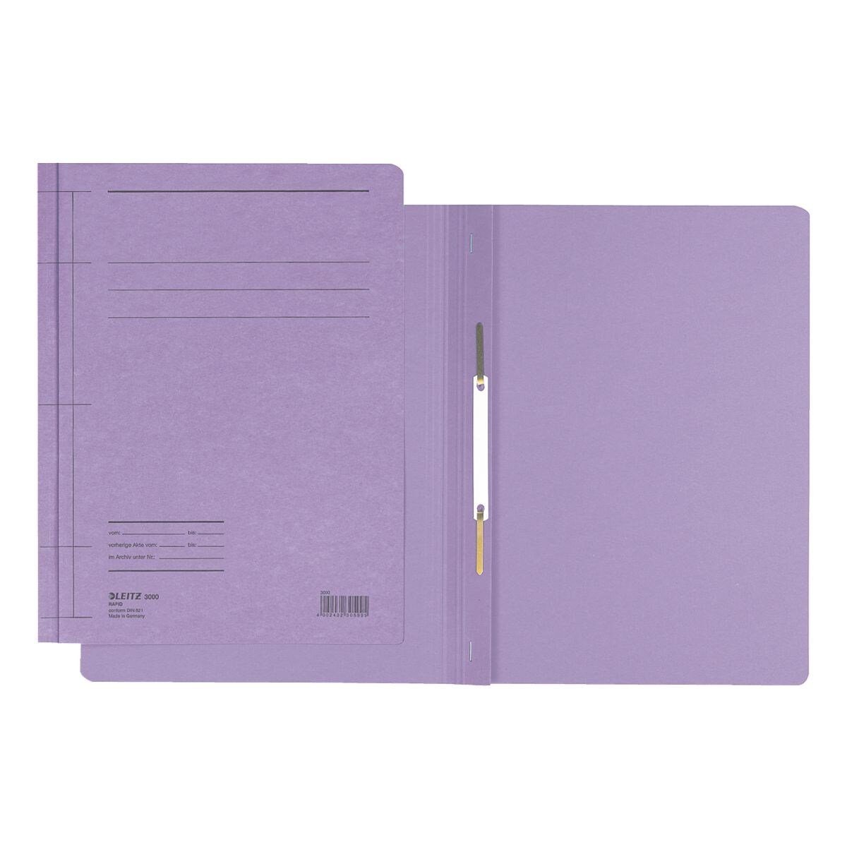 LEITZ Schnellhefter Rapid, DIN A4, Manilakarton, violett