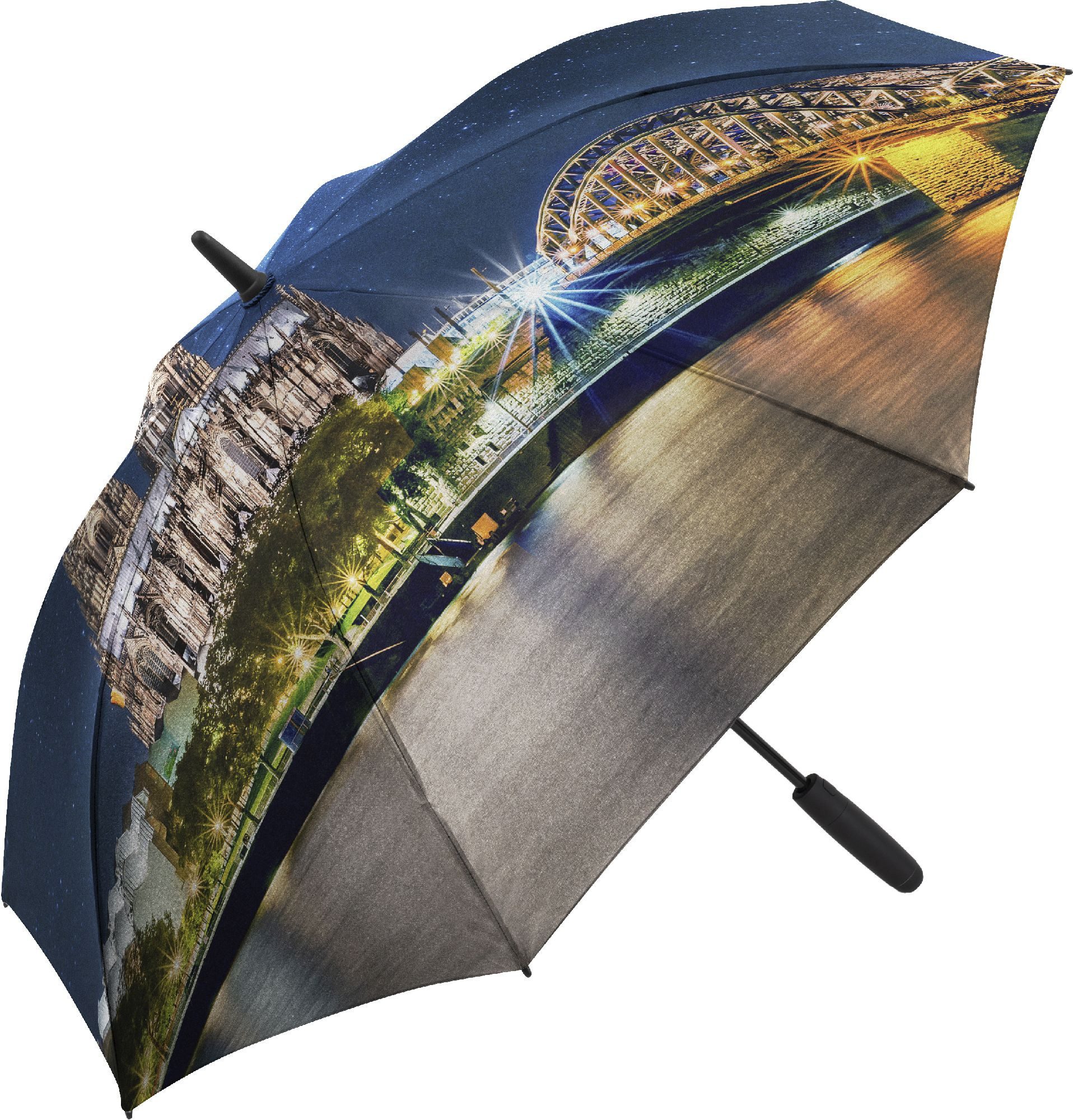 FARE Stockregenschirm, Kölner Dom, Köln, LED-Innenbeleuchtung, Auf-Automati günstig online kaufen