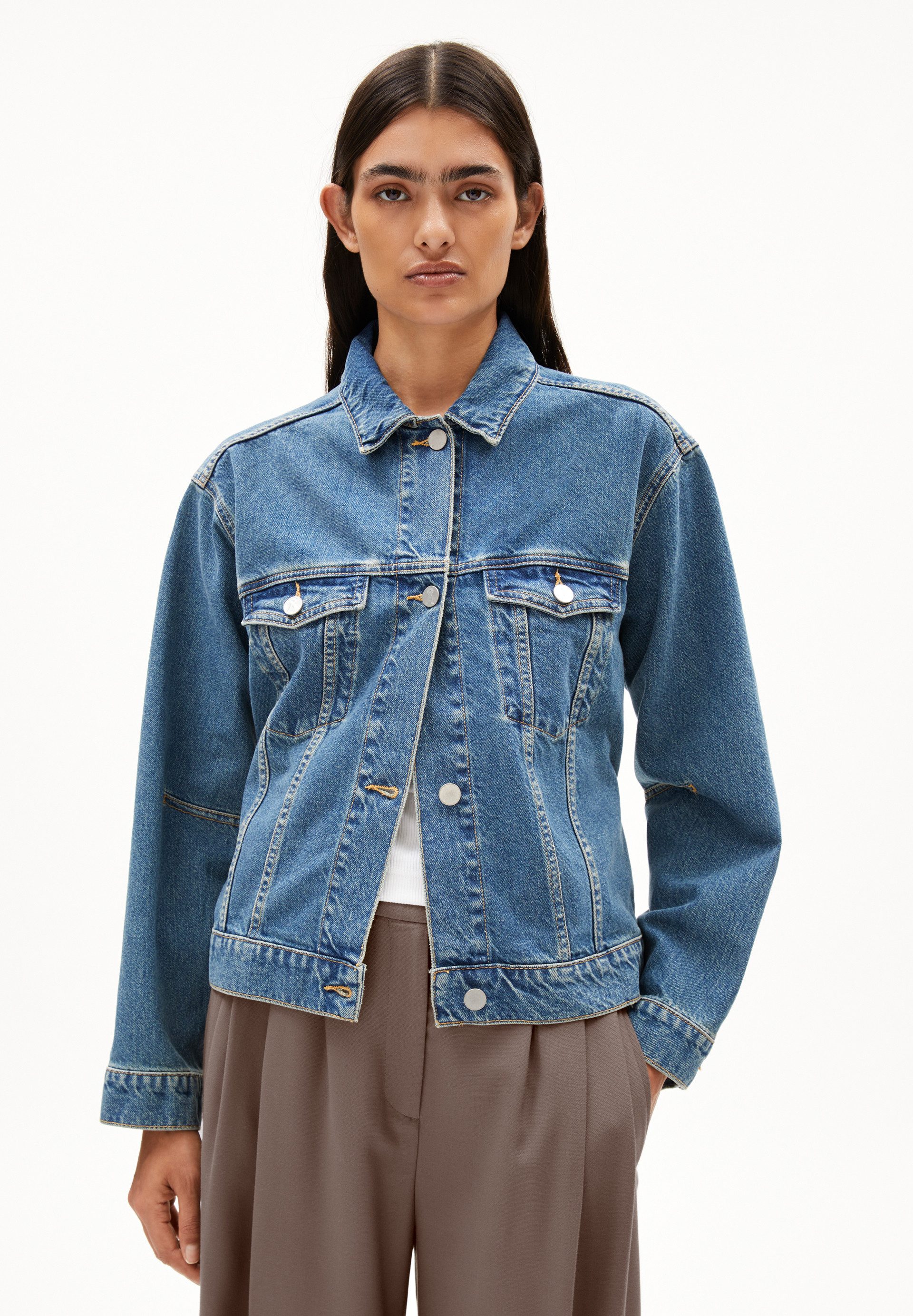 Armedangels Jeansjacke TAANA Jeansjacke aus recycelter günstig online kaufen