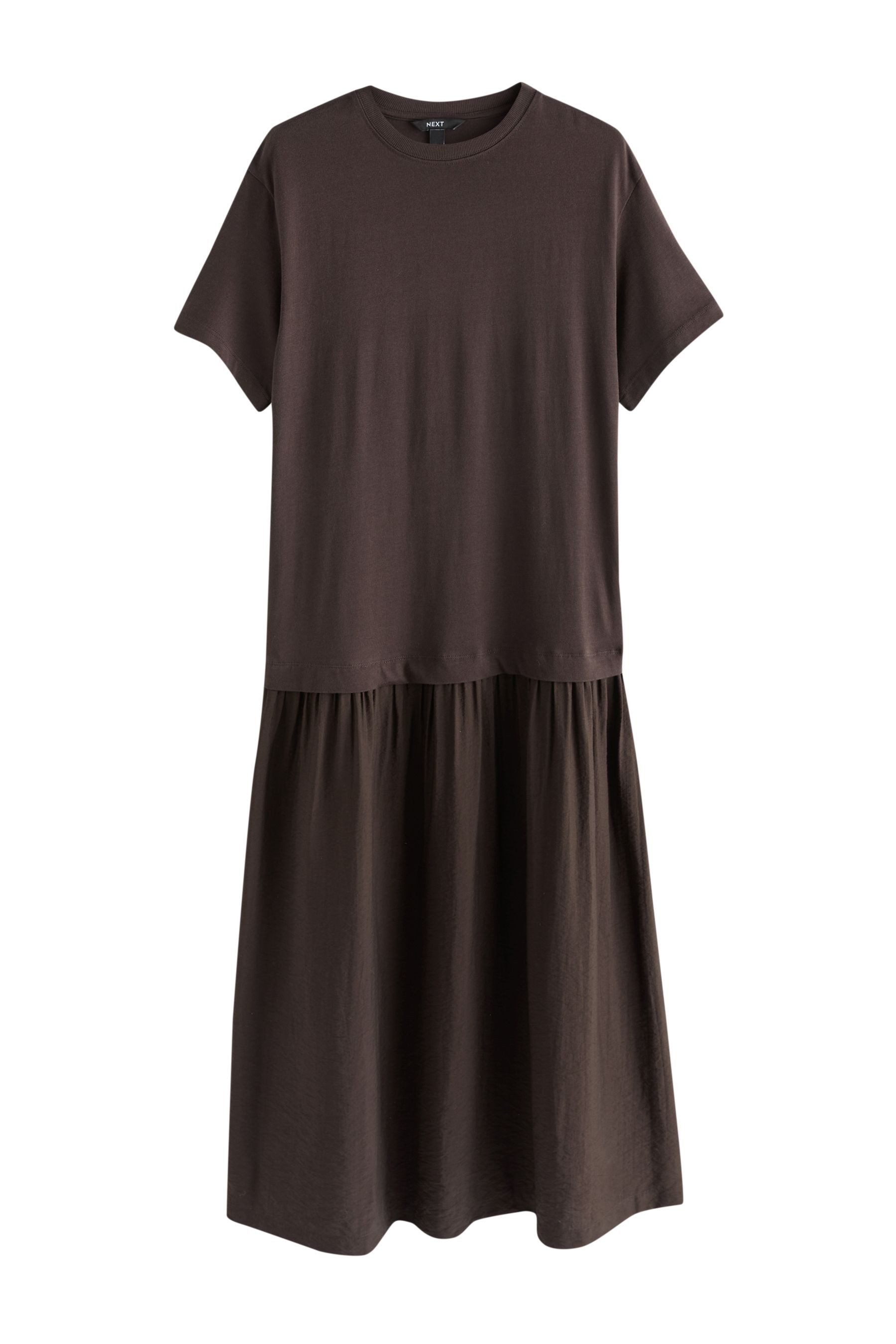 Shirtkleid 2-in-1-T-Shirt-Kleid aus Jersey
