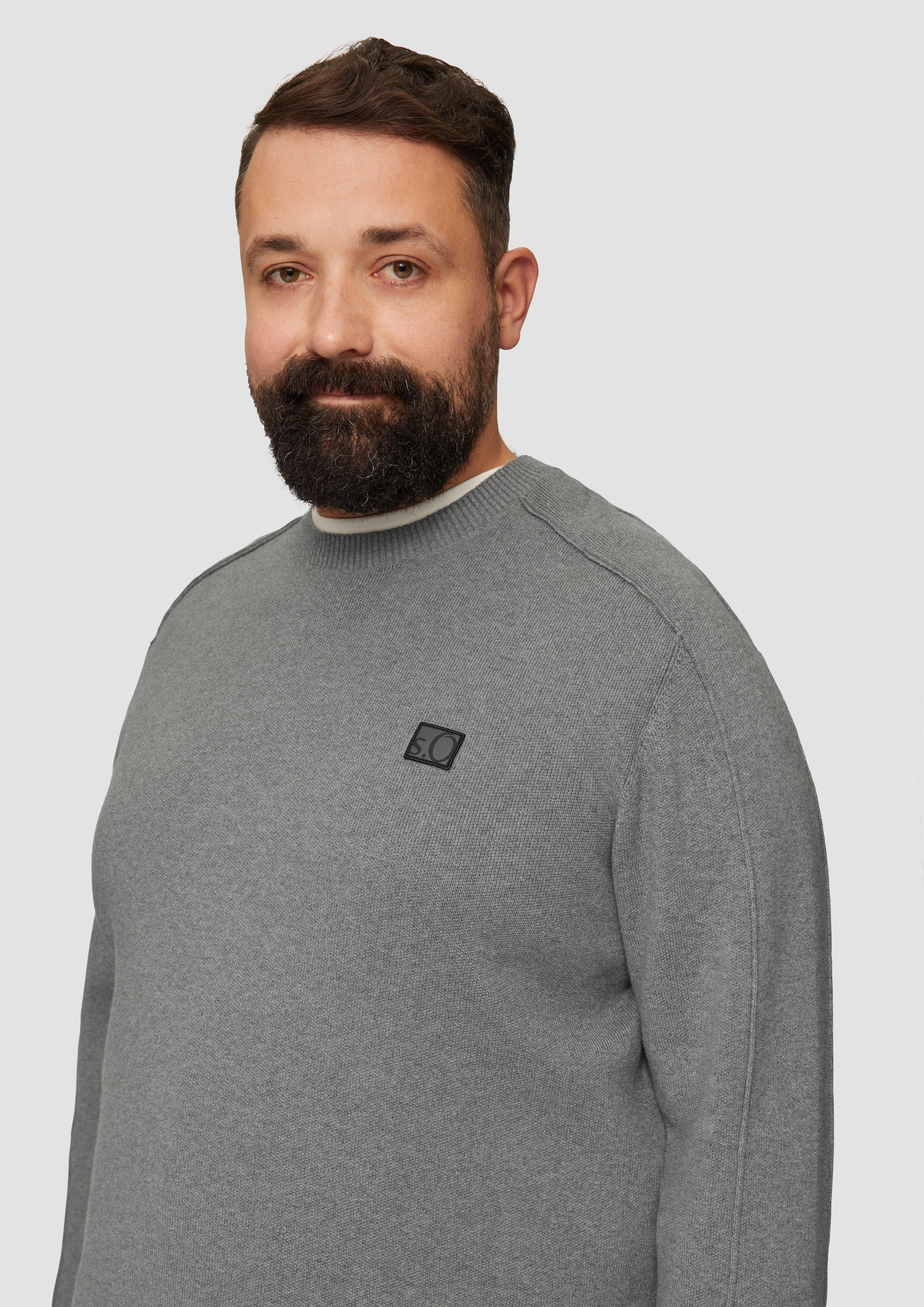s.Oliver Strickpullover Strickpullover mit Nahtdetails und günstig online kaufen