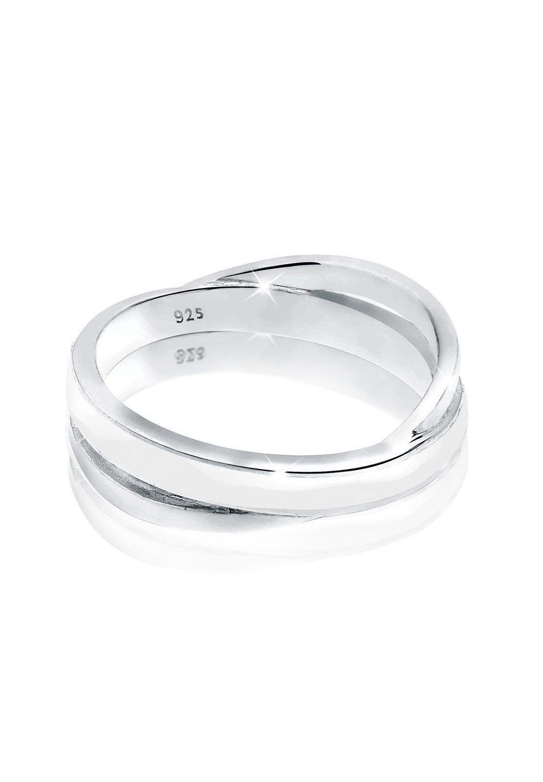 Elli Fingerring Wickelring Emaille 925 Silber günstig online kaufen