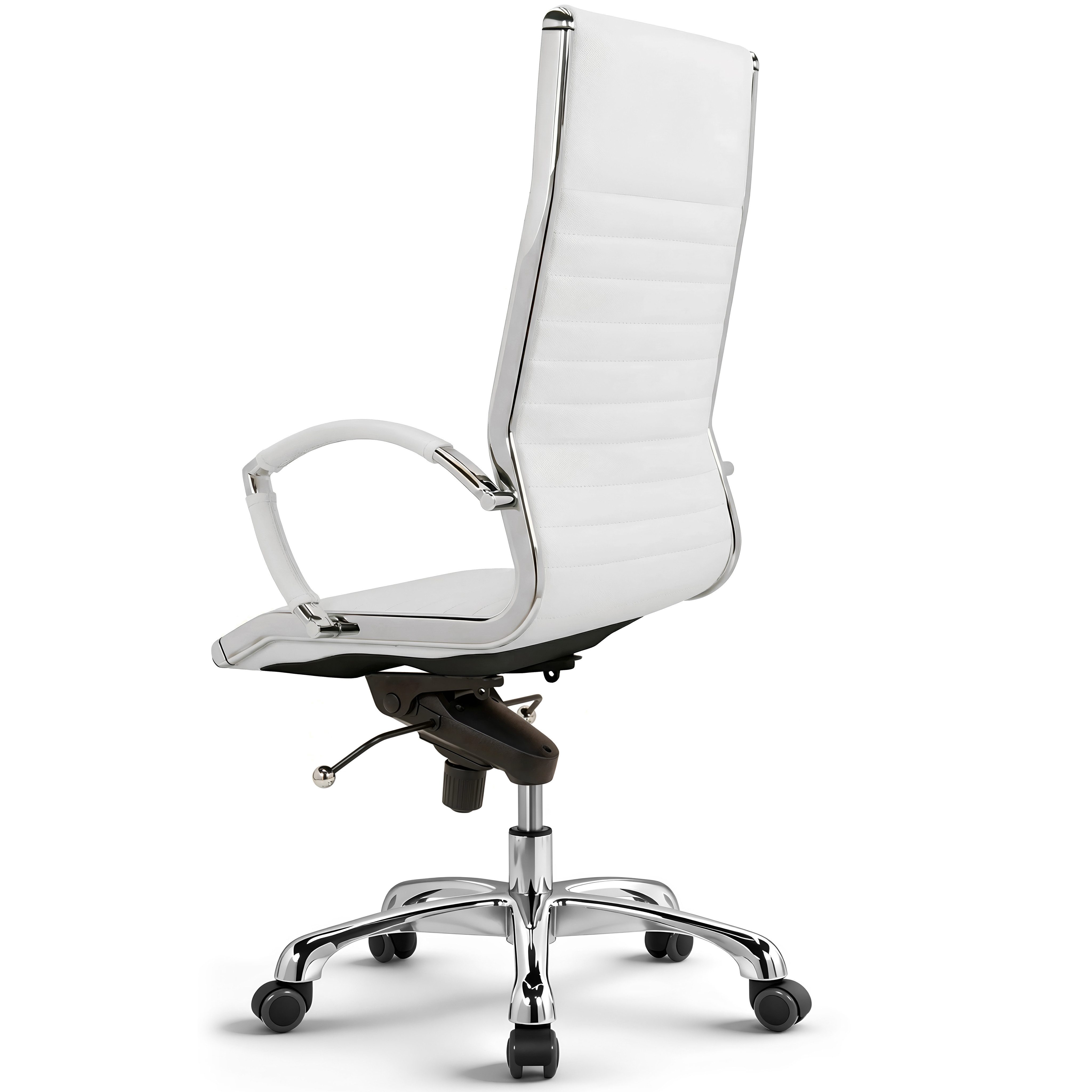 Versee Chefsessel VERSEE Montreal Bürostuhl Leder, 150kg belastbar, ergonomisch (Design Drehstuhl für Büro und Arbeitszimmer), mit Lendenstütze, höhenverstellbar, gepolstert, Wippmechanik