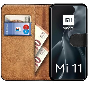 CoolGadget Handyhülle Book Case Handy Tasche für Xiaomi Mi 11 6,81 Zoll, Hülle Klapphülle Flip Cover für Xiaomi Mi 11 5G Schutzhülle stoßfest