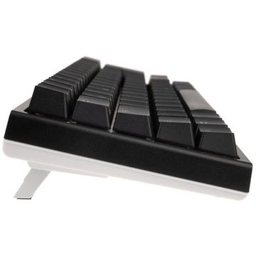 Ducky ONE 2 Mini Gaming-Tastatur (RGB LED, USB, Schwarz / Weiß, MX-Speed-Silver, TKL-Mini, DE Layout QWERTZ)