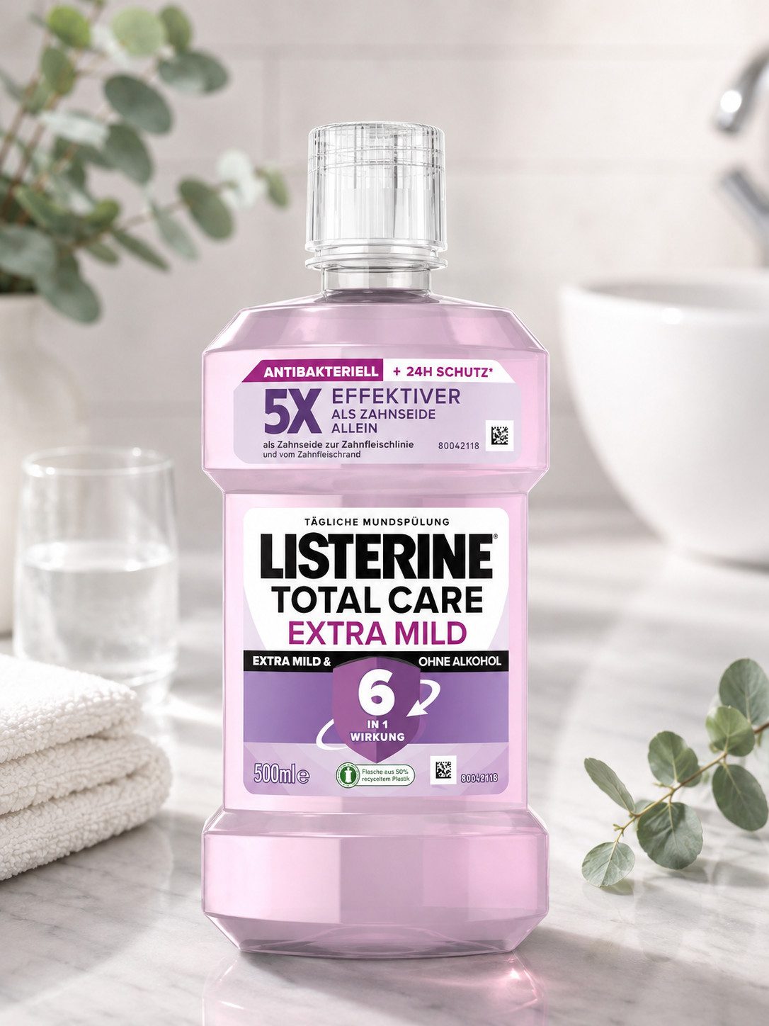 Listerine Mundspülung Listerine Mundspülung Total Care Extra Mild, 500 ml