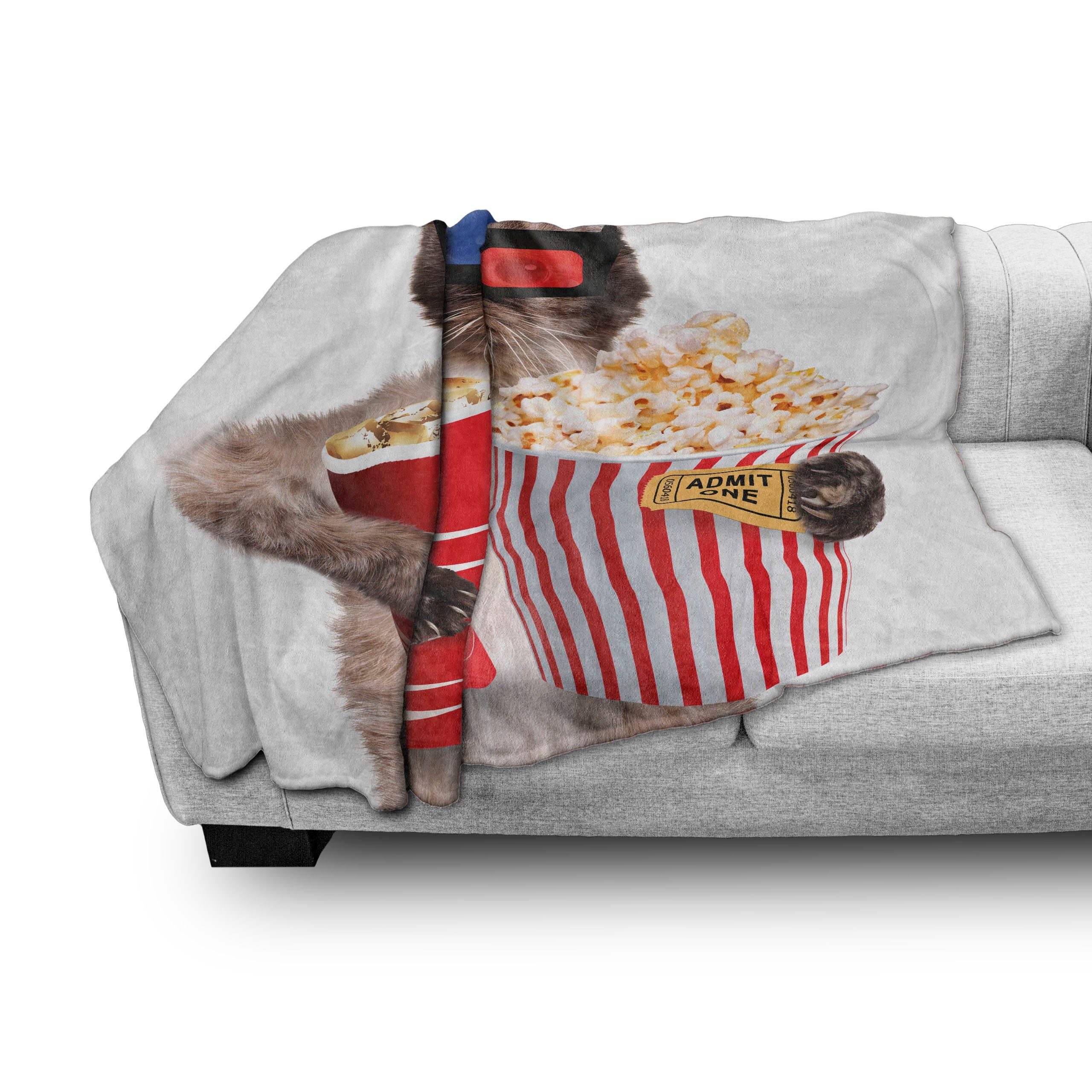 Wohndecke Abakuhaus, Plüsch Innen- und Cat Außenbereich, Gemütlicher Kino für den Popcorn