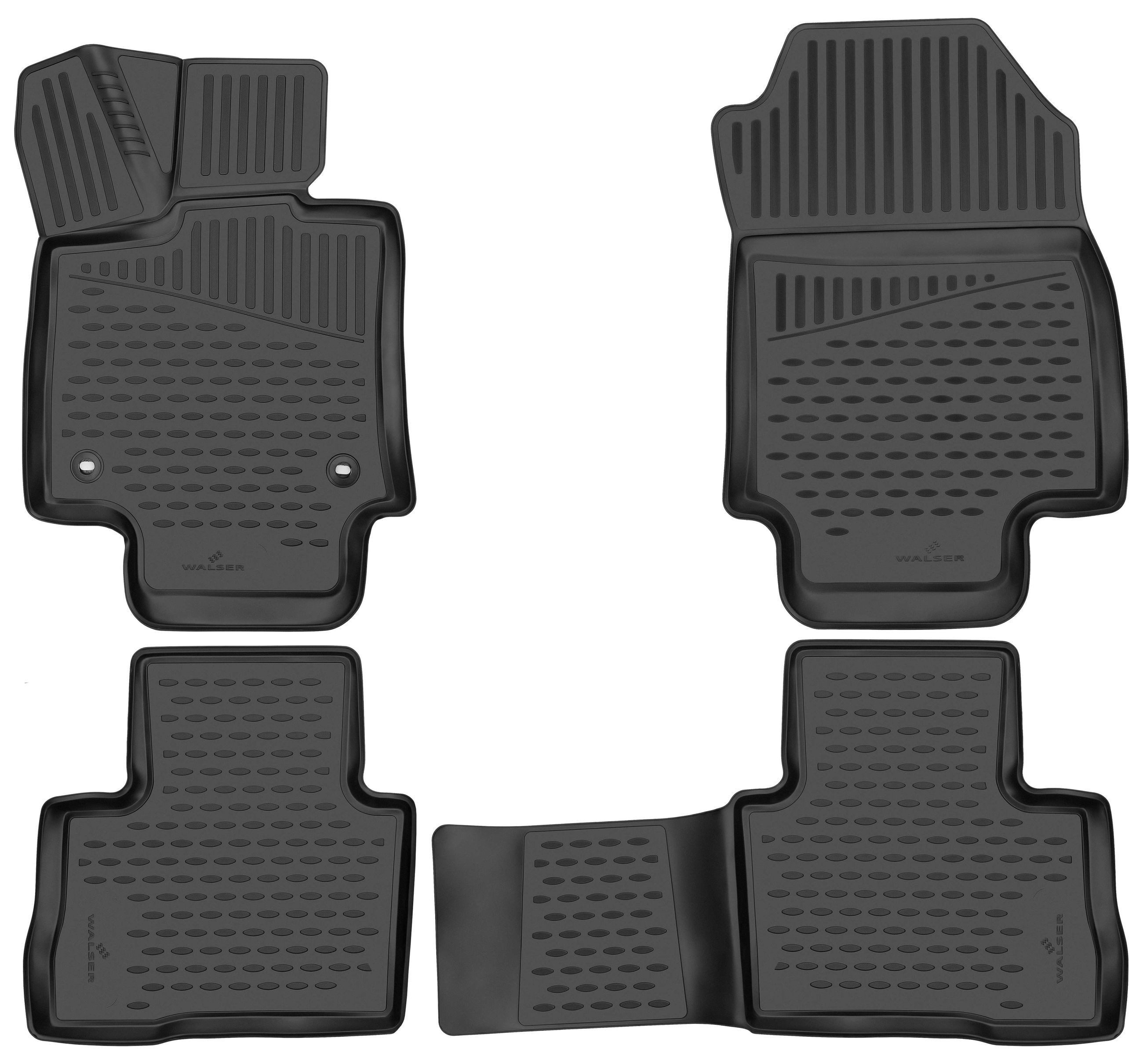 WALSER Kofferraumwanne Automatte Passform XTR (4 St), für TOYOTA RAV 4 V (_A5_, _H5_) TOYOTA RAV 4 V (_A5_, _H5_) 12/2018-
