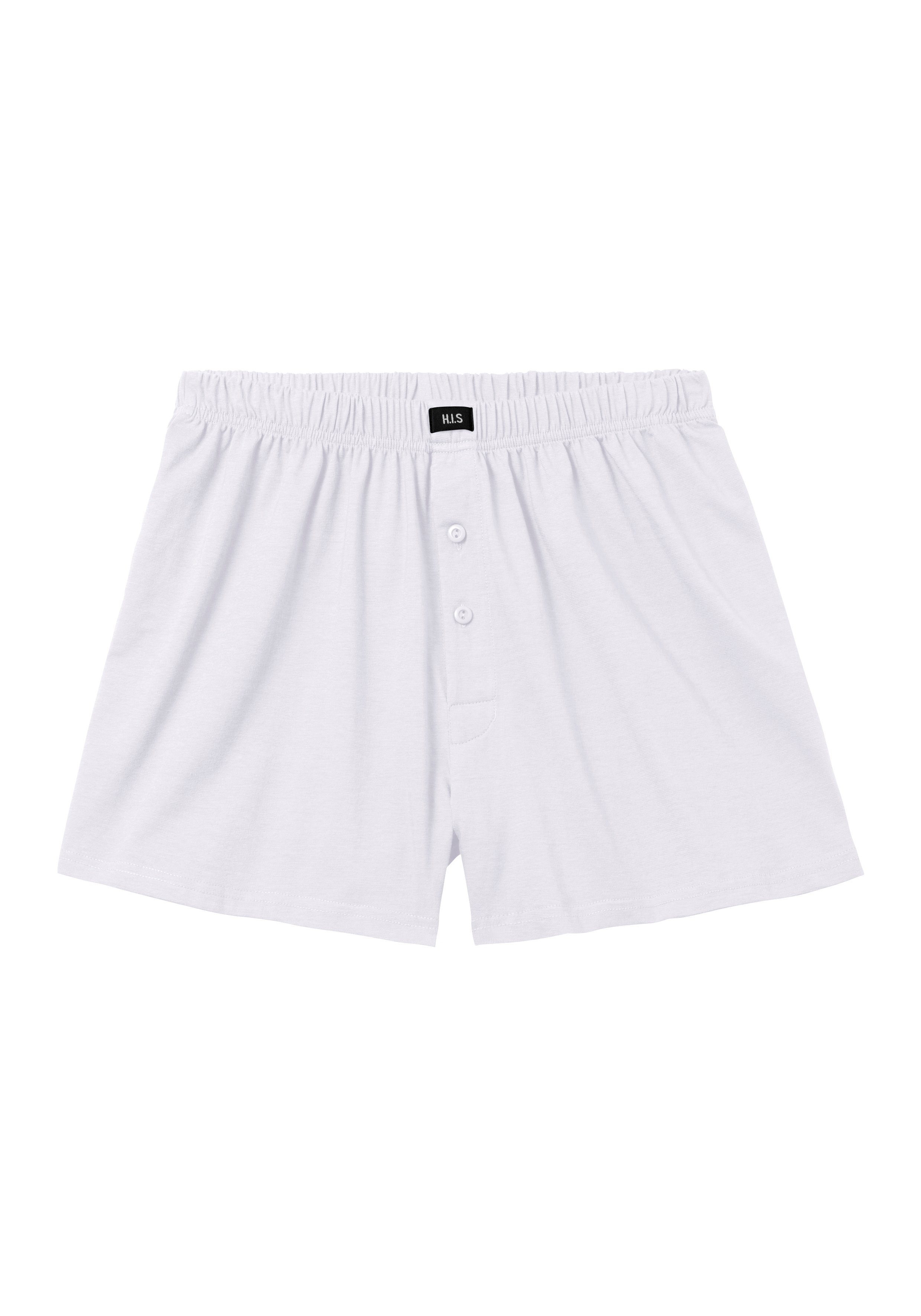 H.I.S Weiter Boxer Herren Boxer (Packung, 5-St) weite Passform, Komfortbund, aus Baumwoll-Stretch
