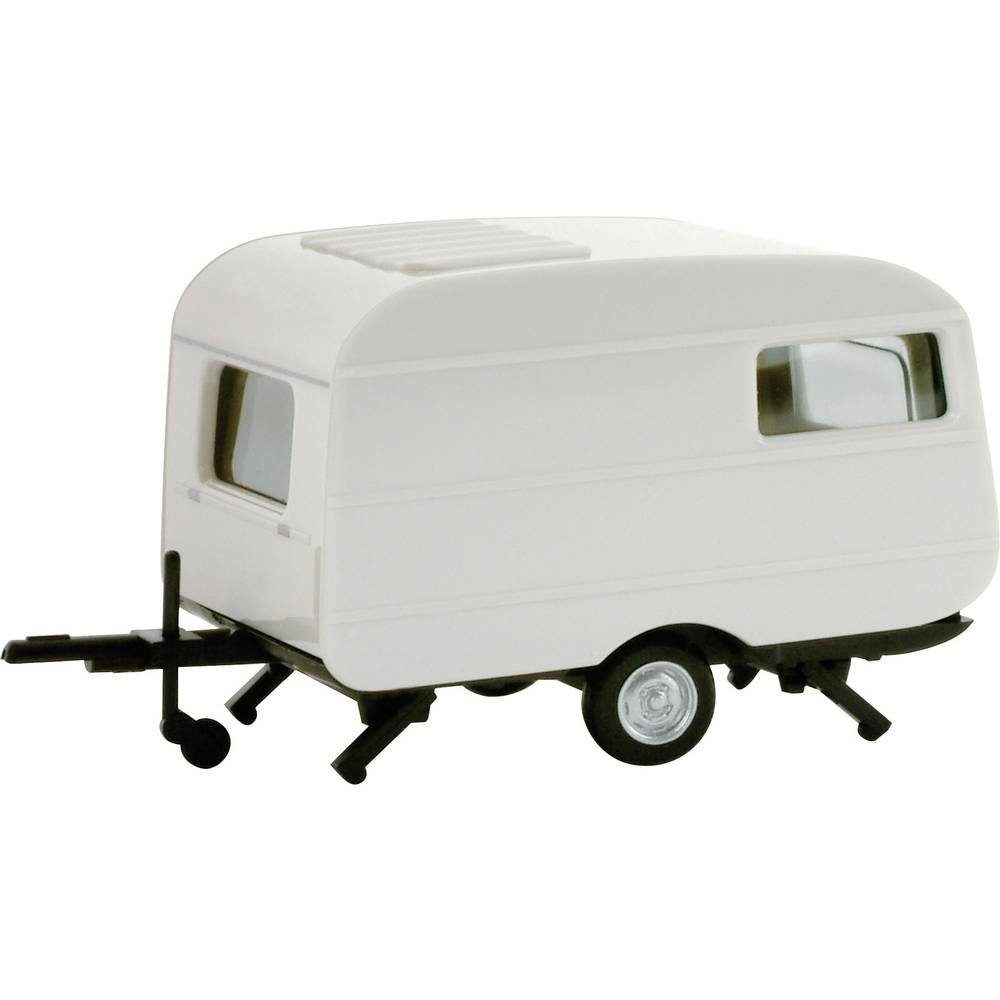 Modelleisenbahn-Straße H0 Wohnwagen Qek Junior