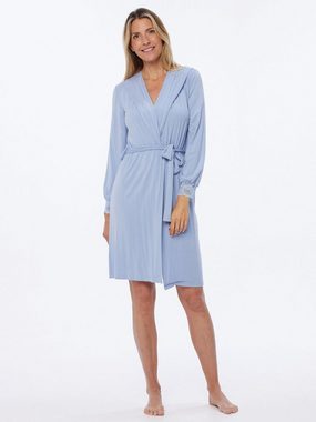 Pure Shape Morgenmantel Kimono elastisch, elastisch, mit Spitzendetails