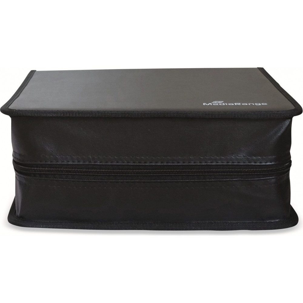 Sammelkoffer MediaRange CD Tasche 200-fach, schwarz - CD Aufbewahrung