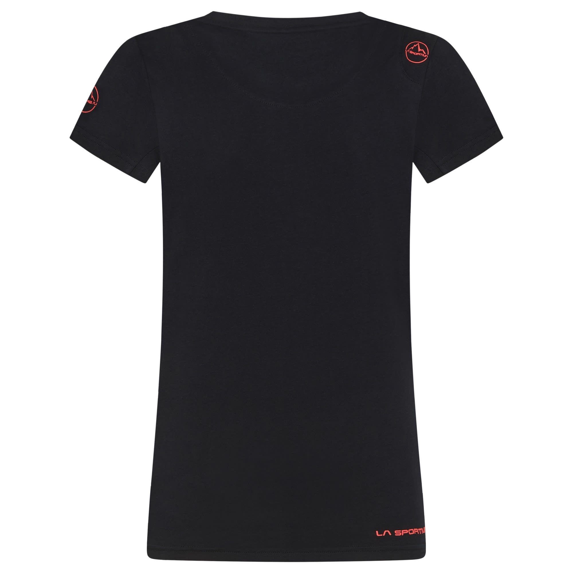 Damen Pattern Sportiva La W Kurzarm-Shirt Black T-shirt T-Shirt La Sportiva