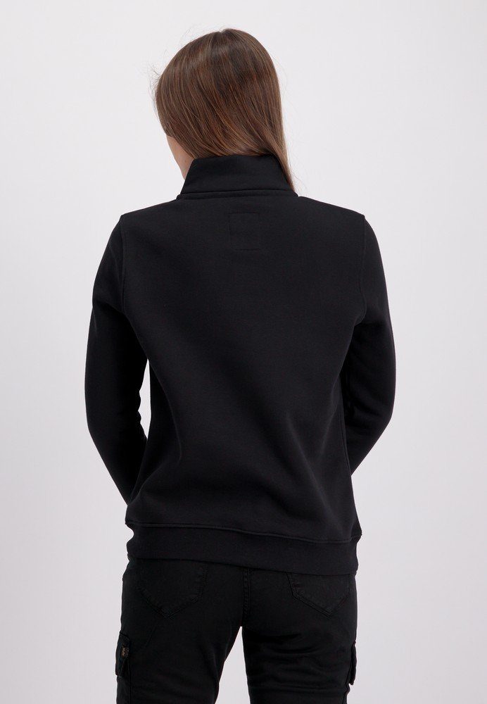 Wmn Zip Sweater Industries Sl Alpha Half black Kapuzenpullover