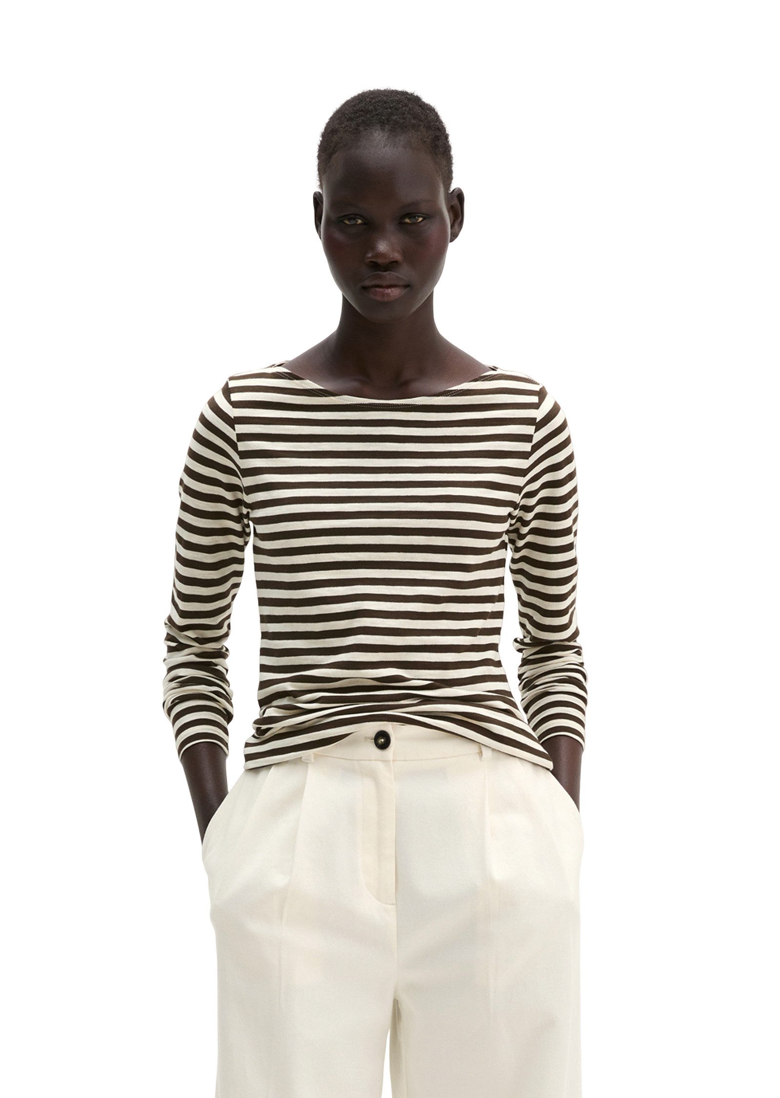 Marc O'Polo Langarmshirt aus Organic-Cotton-Slub-Jersey