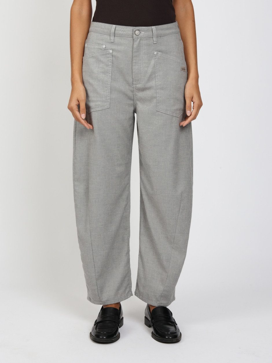 GANG Palazzohose 94ODINA - O-Shape Jeans - Damen Jeans