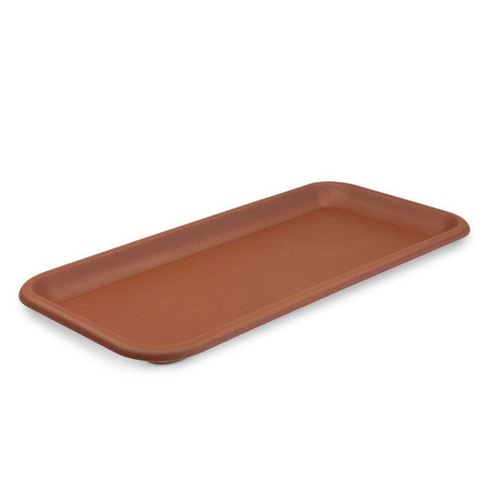 Heimwerkercenter Blumentopf MePla Untersetzer für Pflanzentrog - 47x24 cm - Terracotta