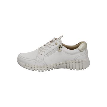 Ara Ibiza - Damen Schuhe Sneaker Schnürer Glattleder weiß