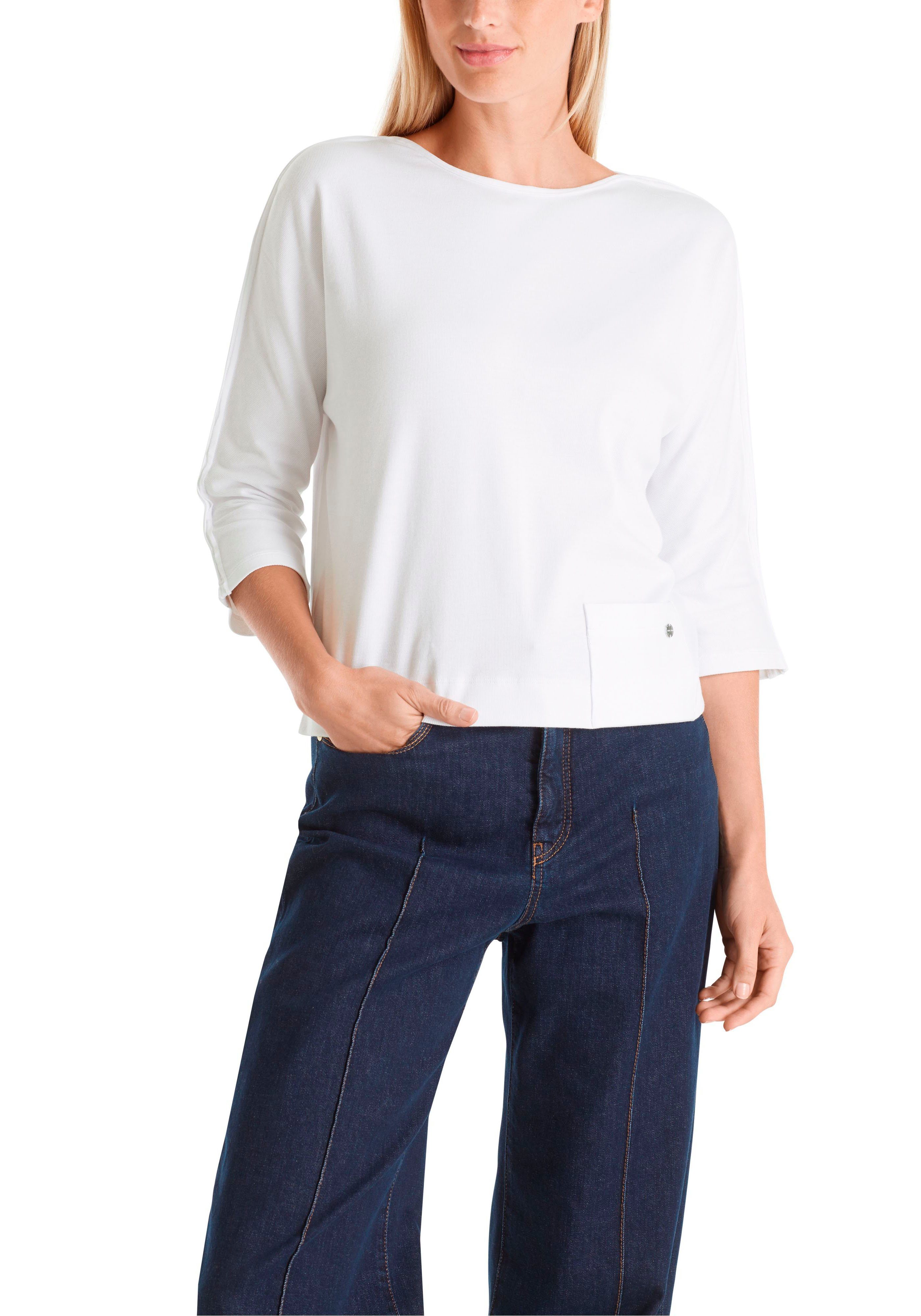 Marc Cain T-Shirt "Collection Essential" Premium Damenmode weiß