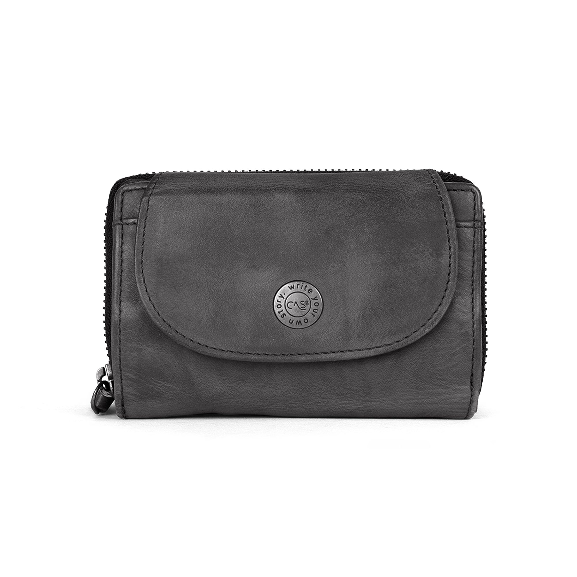 Cas8 Geldbörse MAGDA von Cas8 aus Echtleder – kompakt, funktional und elegant