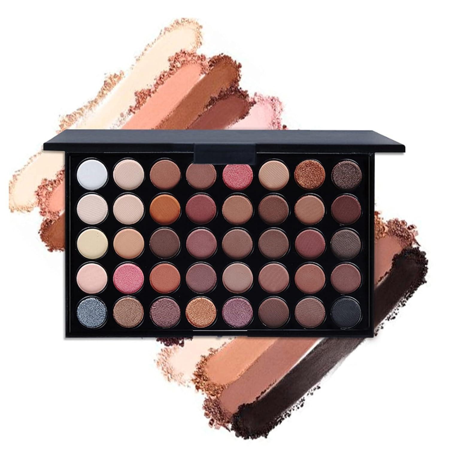 LuxusKollektion Schmink-Set Schminkkoffer 40 Farben Lidschatten-Set
